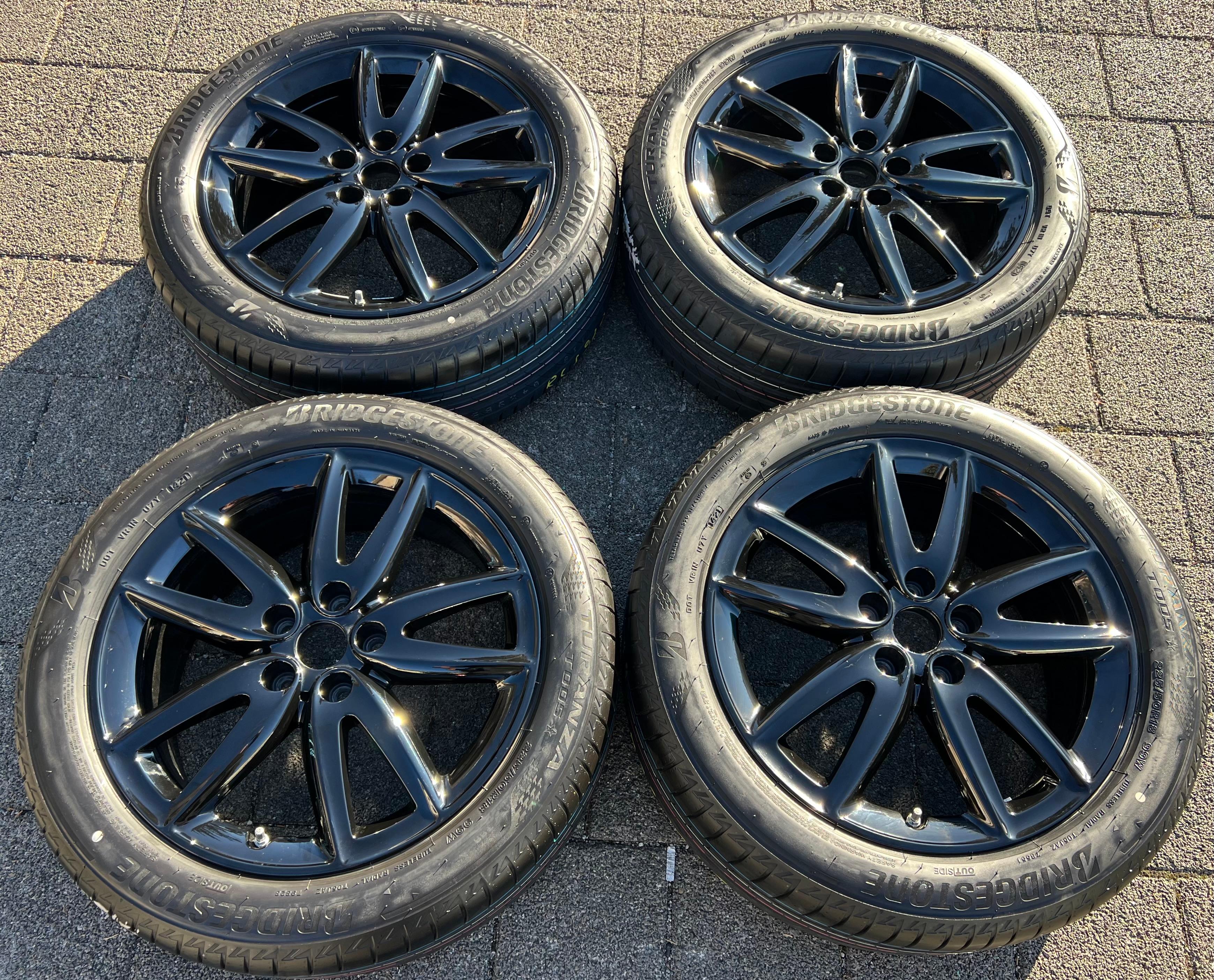 4 ORIGINELE 18" ALUMINIUM ZOMERWIELEN MINI F60 6888851 225/50R18 99W RDKS GRATIS LEVERING