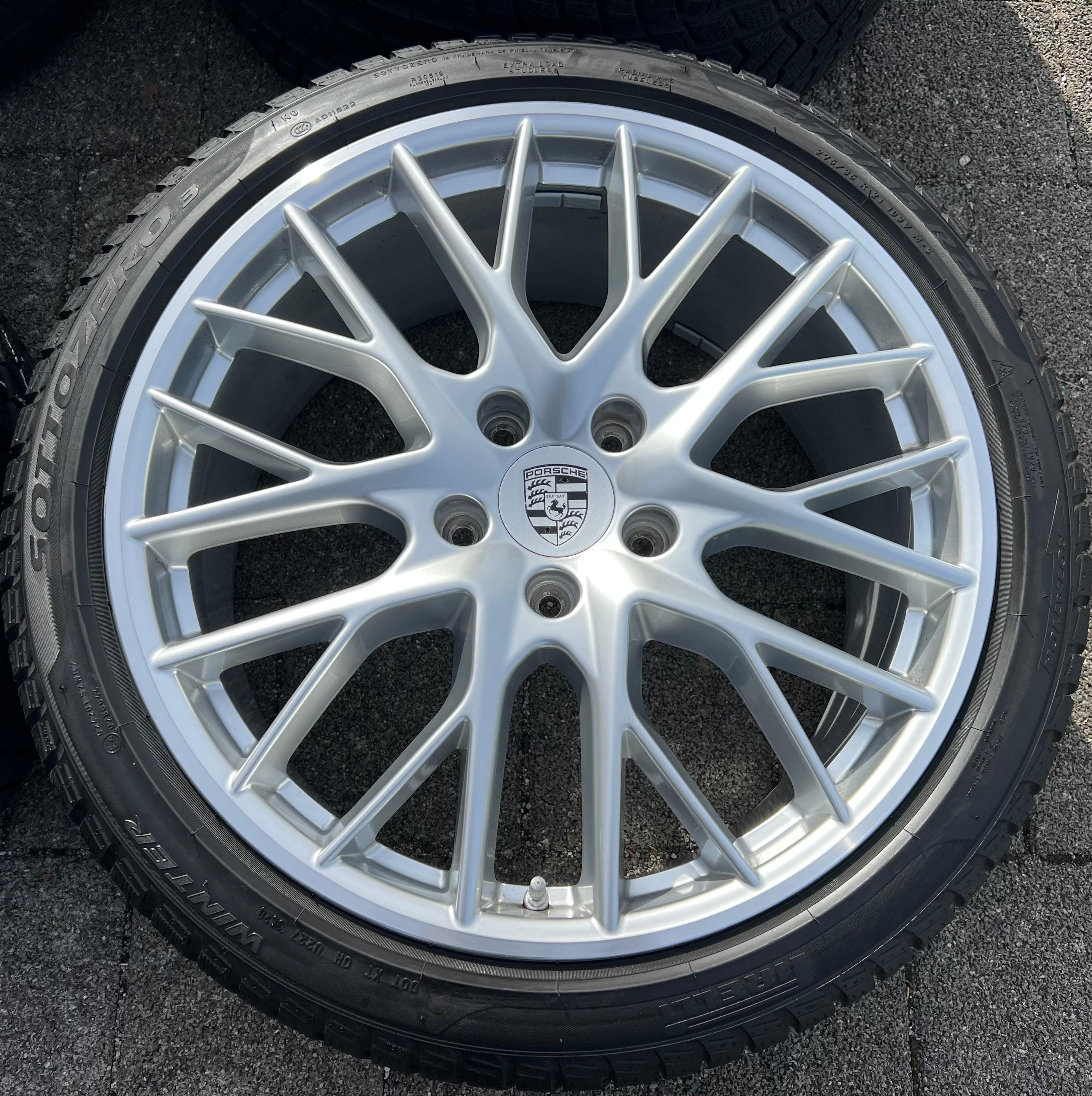 4 ORIGINAL 21" ALU WINTERRÄDER PORSCHE PANAMERA 971 SPORT RAD 971601025D 971601025A