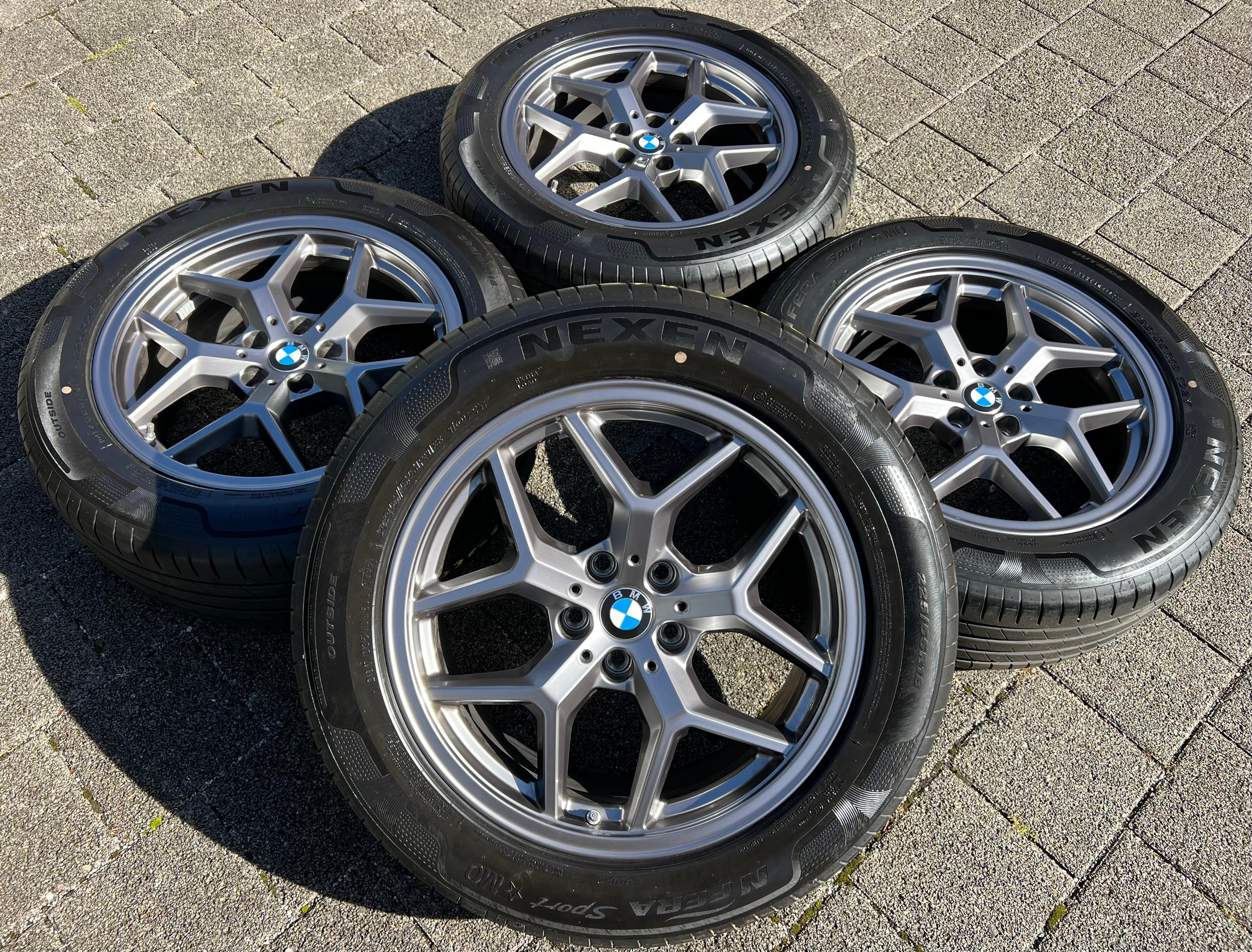 4 ROUES D'ÉTÉ ORIGINALES 18" EN ALUMINIUM BMW SÉRIE 5 G60 G61 STYLING 932 5A324D5 FRANCO DE PORT