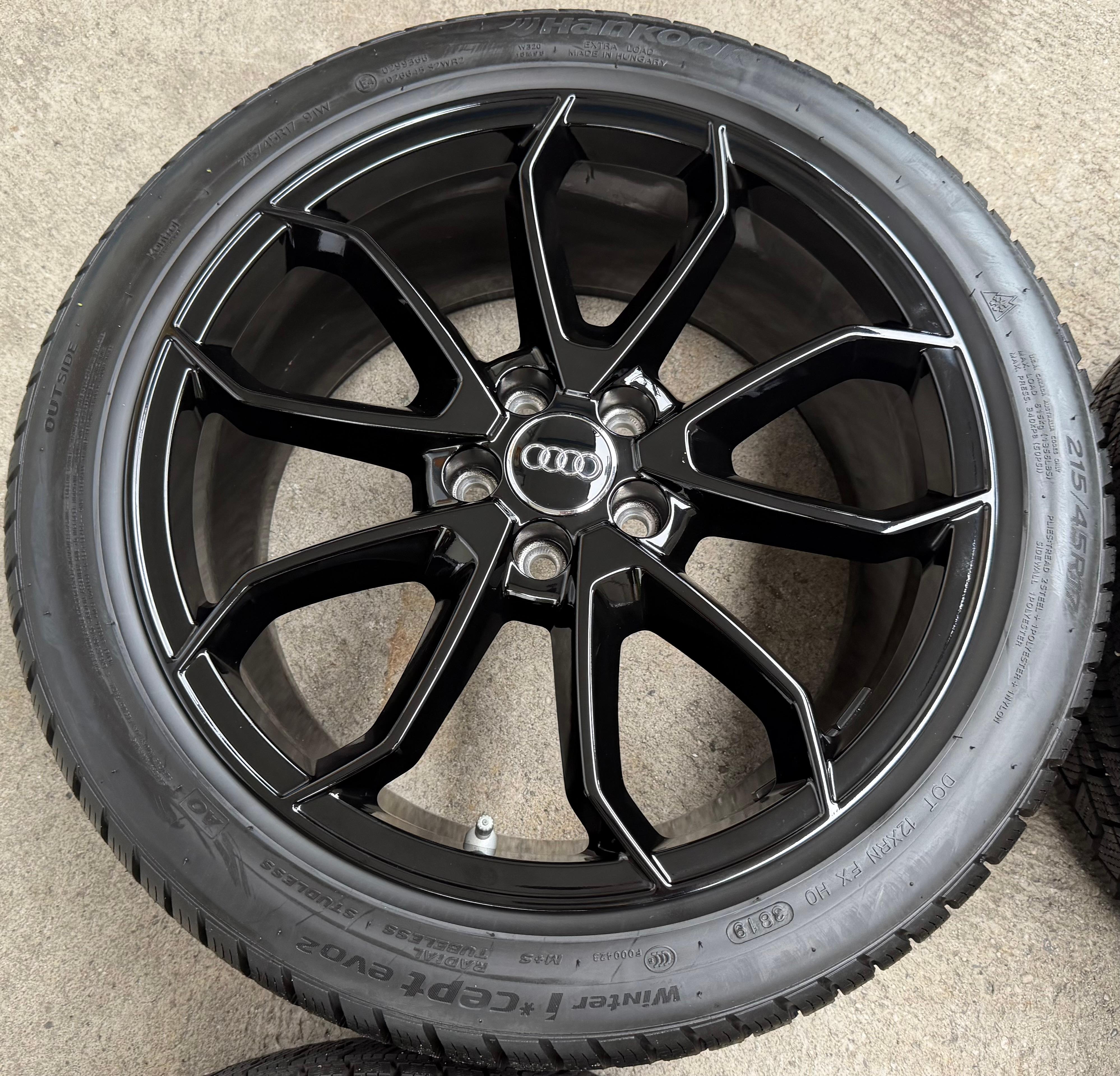 4 Original 17" Alu Winterräder Audi A1 S1 GB 82A071497A 215/45R17 91W Hankook