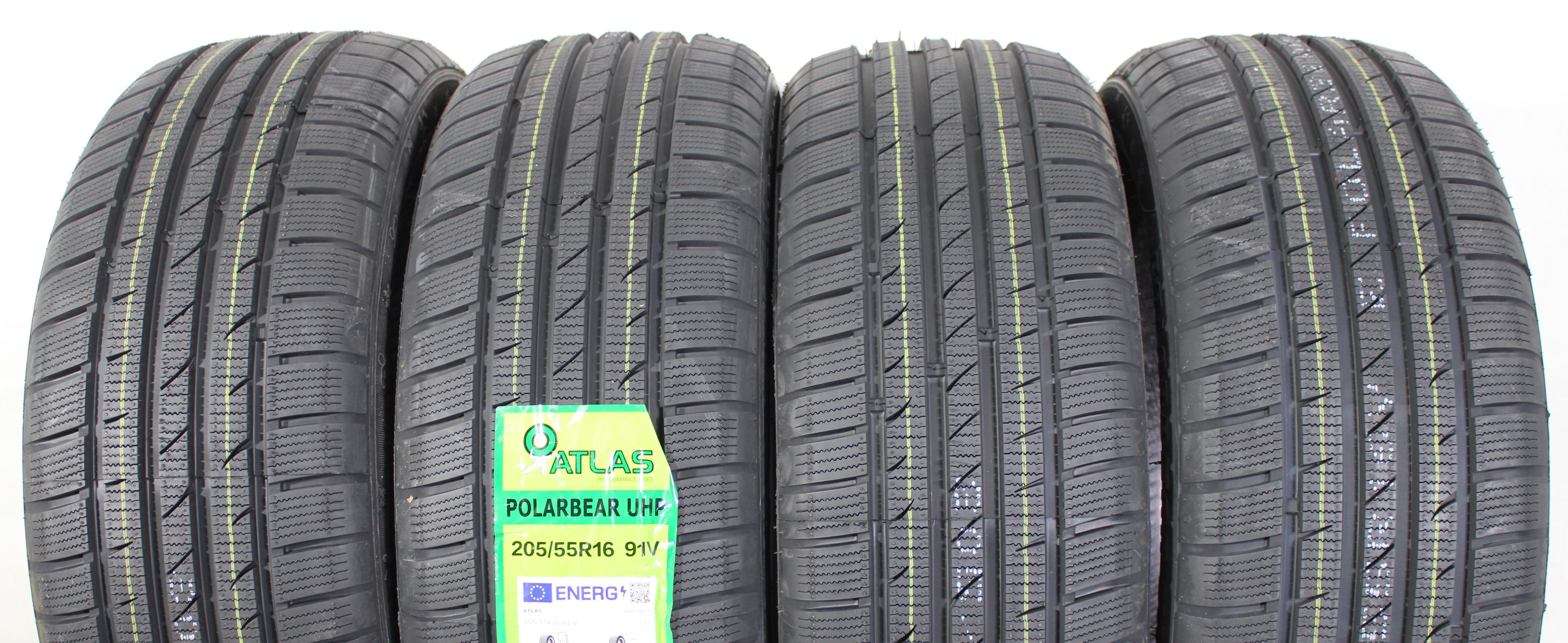 4 x 205/55R16 91V Winterreifen Atlas Polarbear UHP 2024