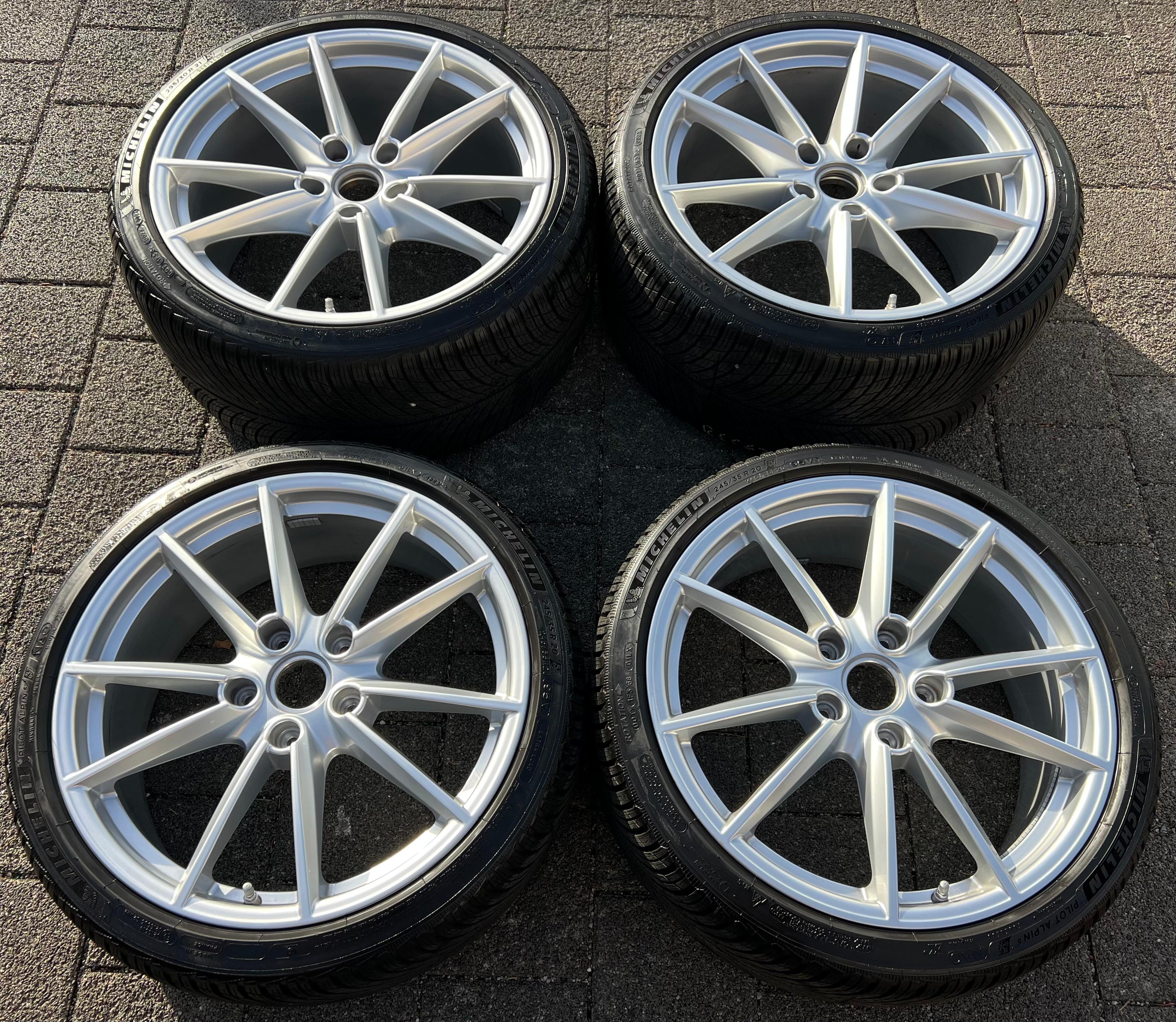 4 ORIGINAL 20" 21" ALU WINTERRÄDER PORSCHE 911 992 992601025C 992601025D 2024 RDKS