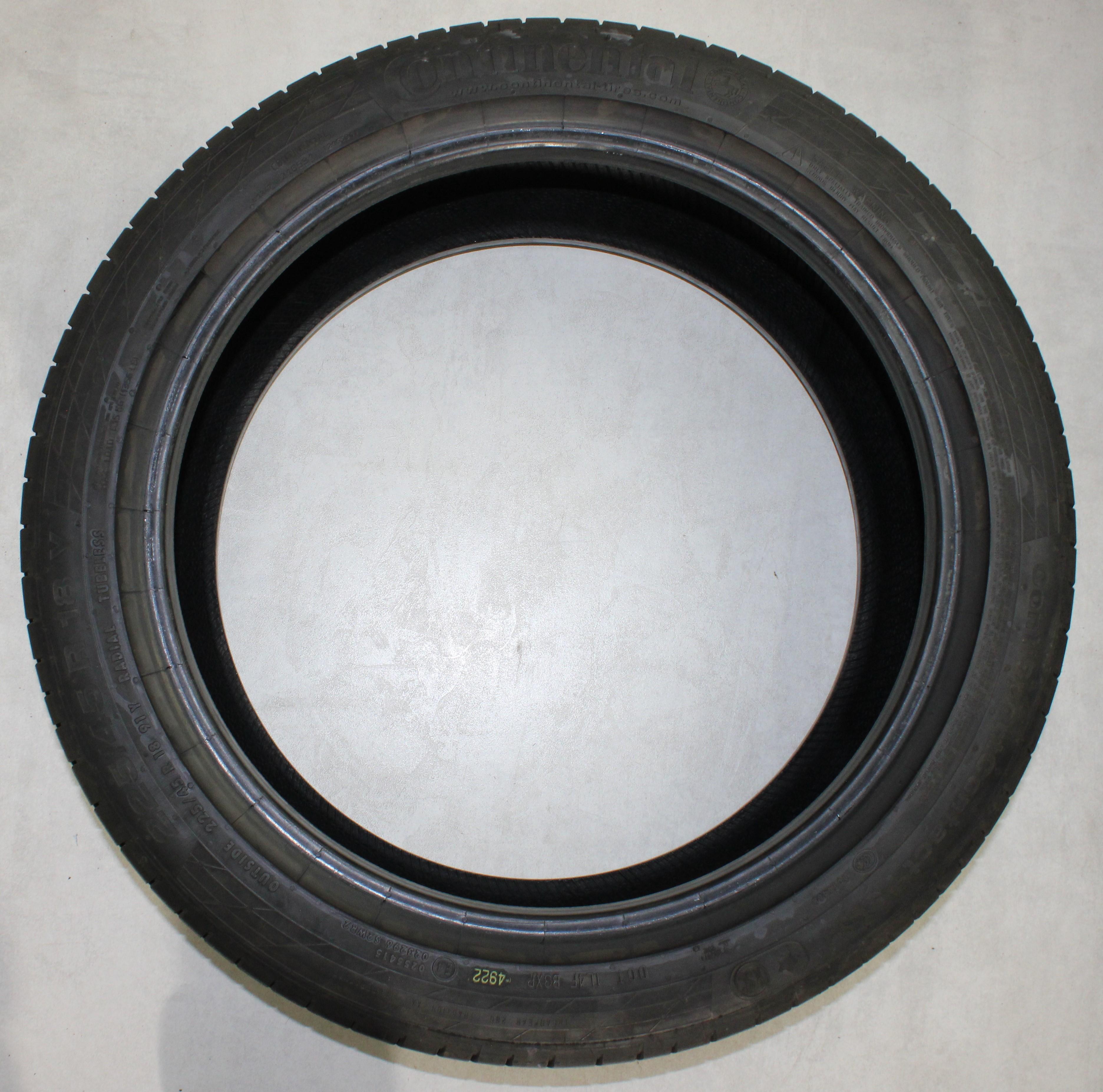 2 x 225/45R18 91Y neumáticos de verano Continental Sport Contact 5 SSR* Runflat 4-4,5 mm 2022