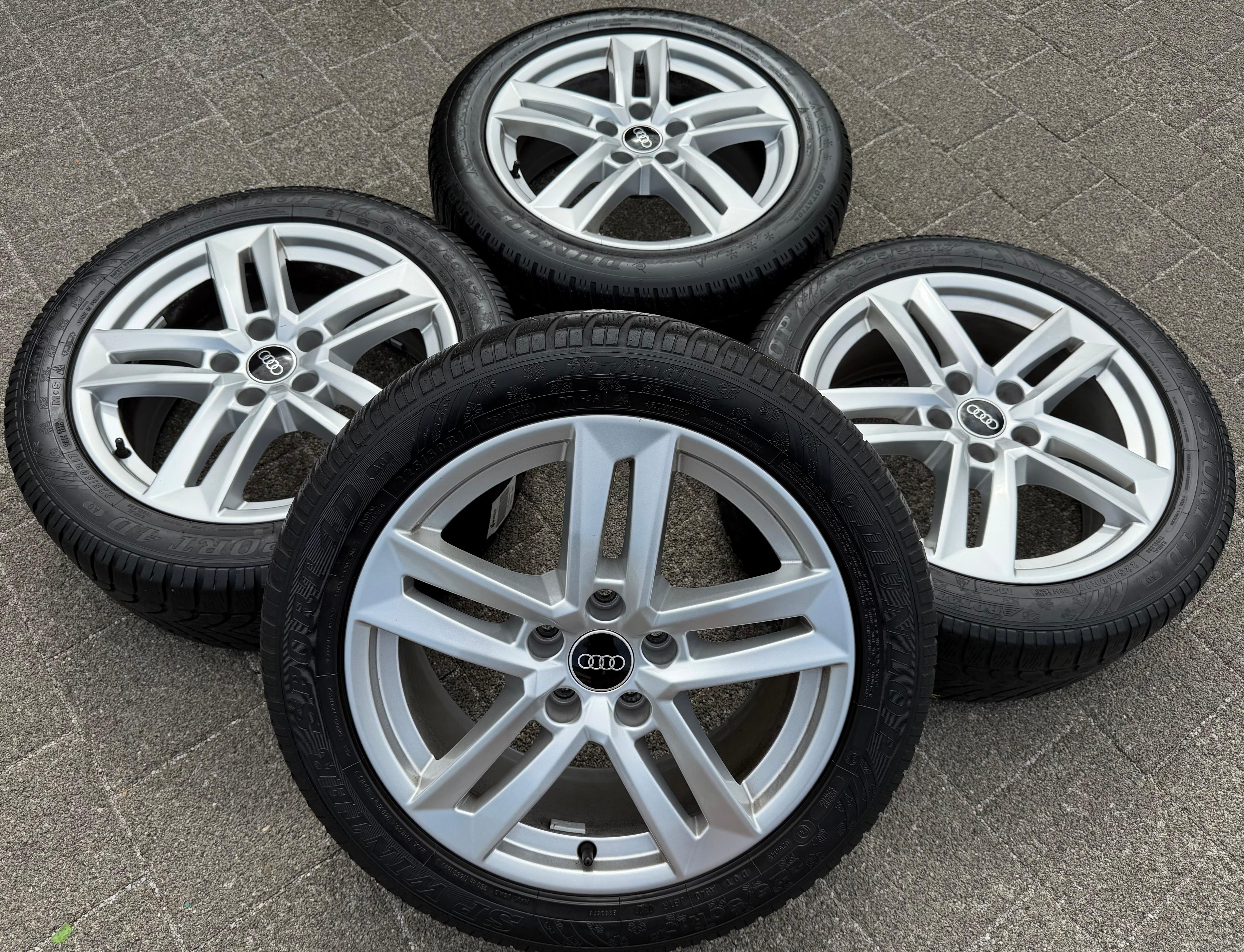 4 Original 17" Alufelgen Audi A4 8W B9 8W0601025P 7x17 ET42