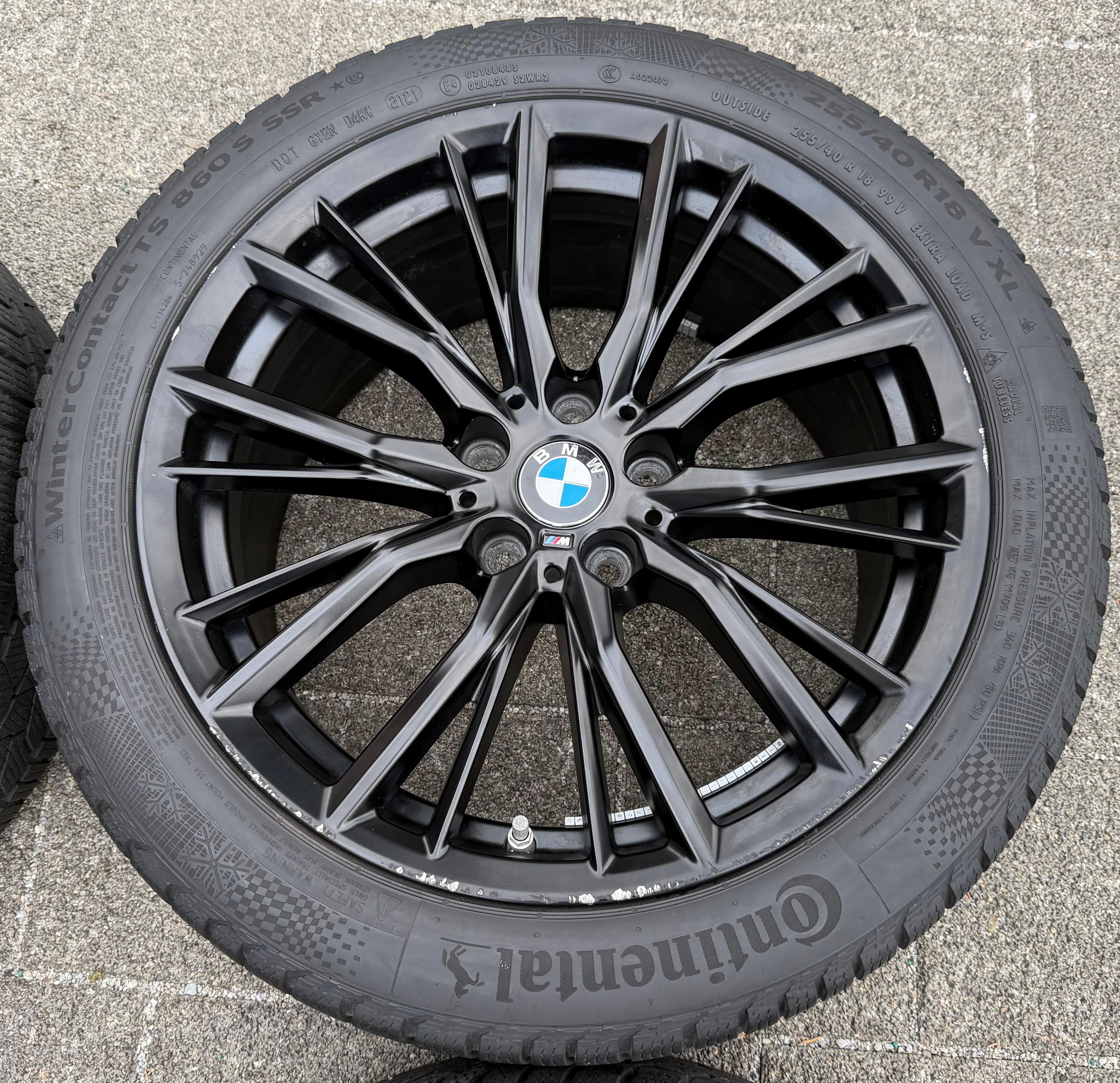 4 Original 18" Alu Winterräder BMW 3ER Reihe G20 G21 4ER G22 G23 2ER G42 M796 RDKS
