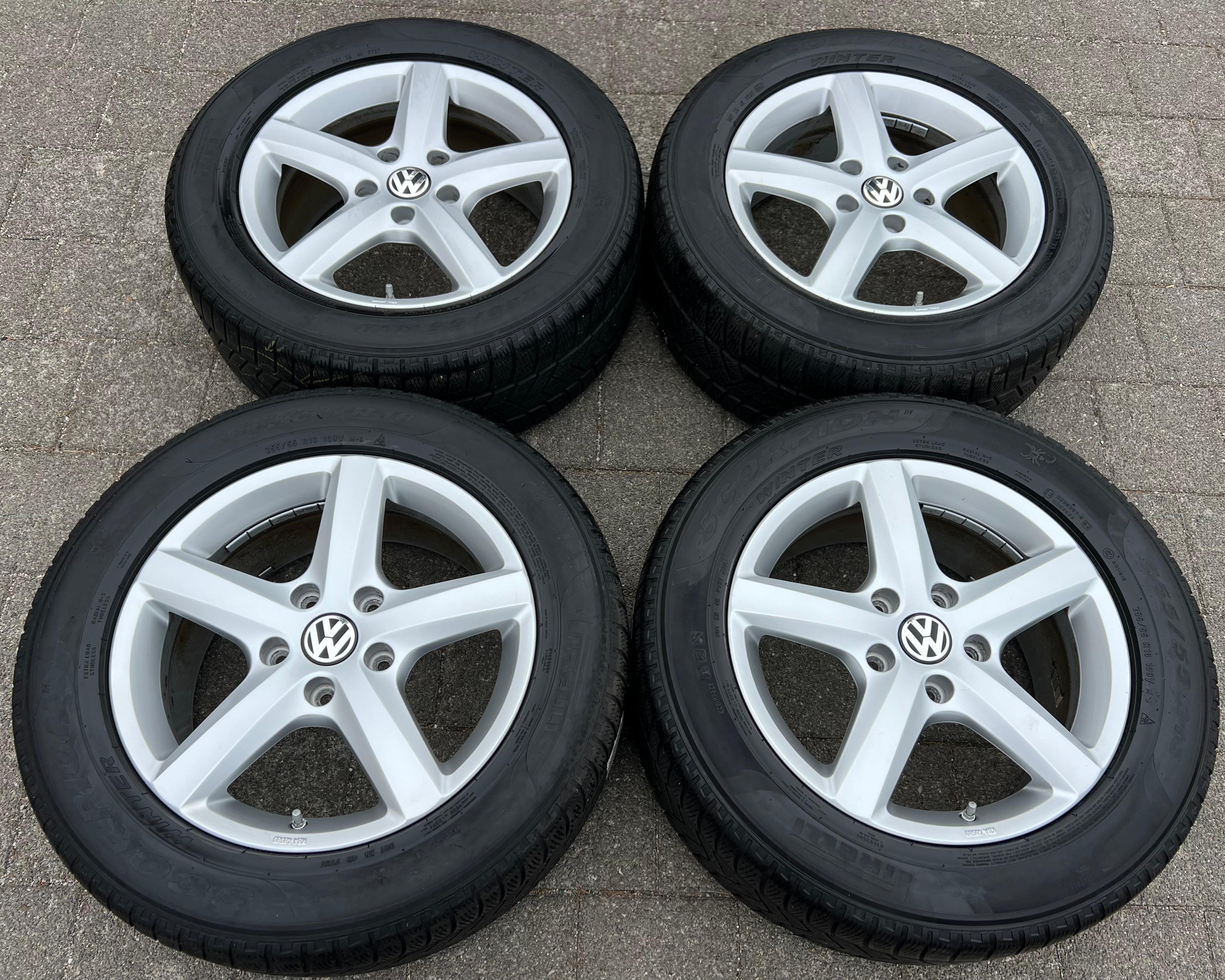 4 llantas de aleación originales de 18" para VW Touareg 7P 7P0071498 8x18 ET53 5x130 ASPEN, envío gratuito