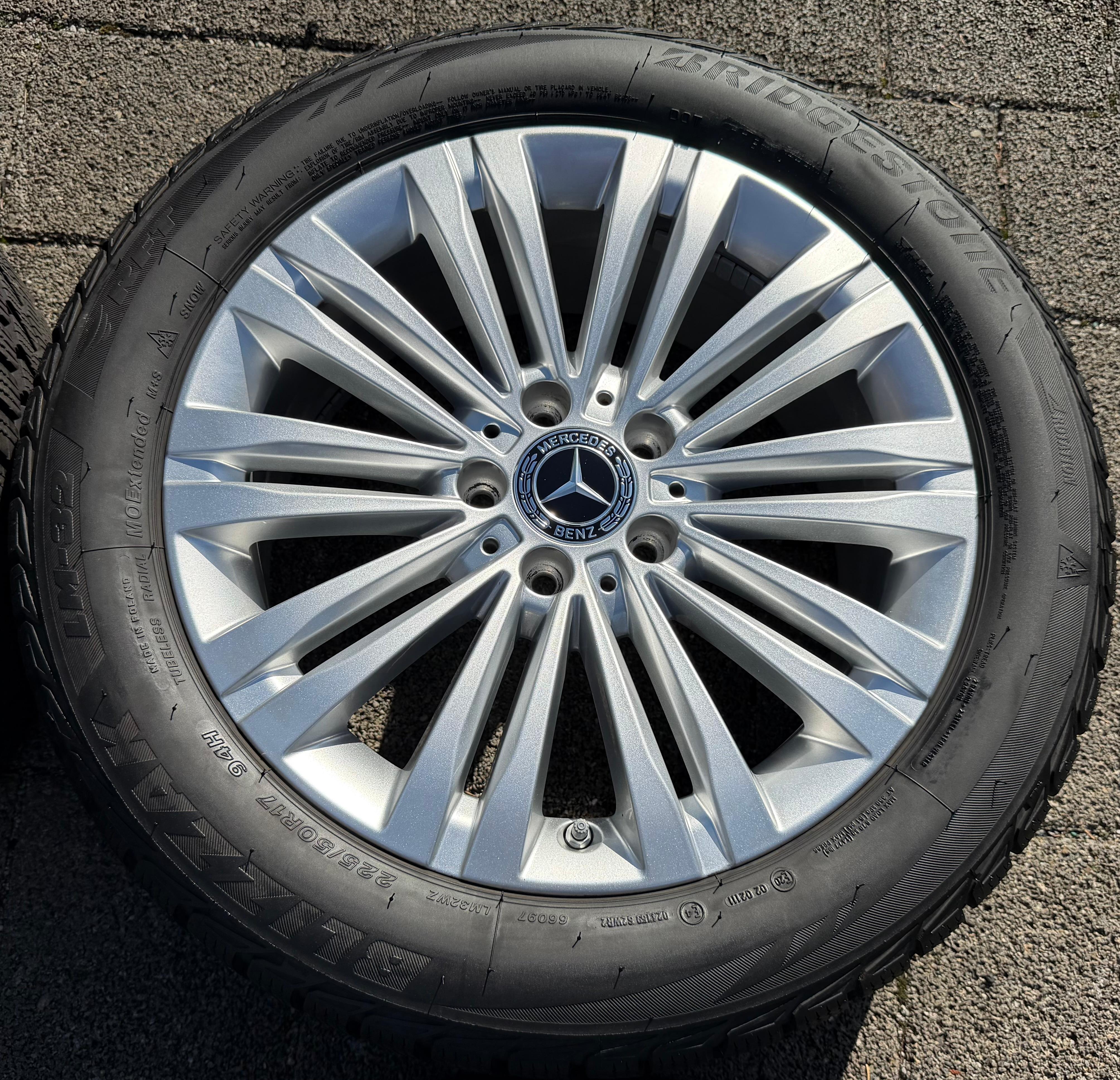 4 Original 17" Alu Winterräder Mercedes C-Klasse W206 A2064014400 RDKS
