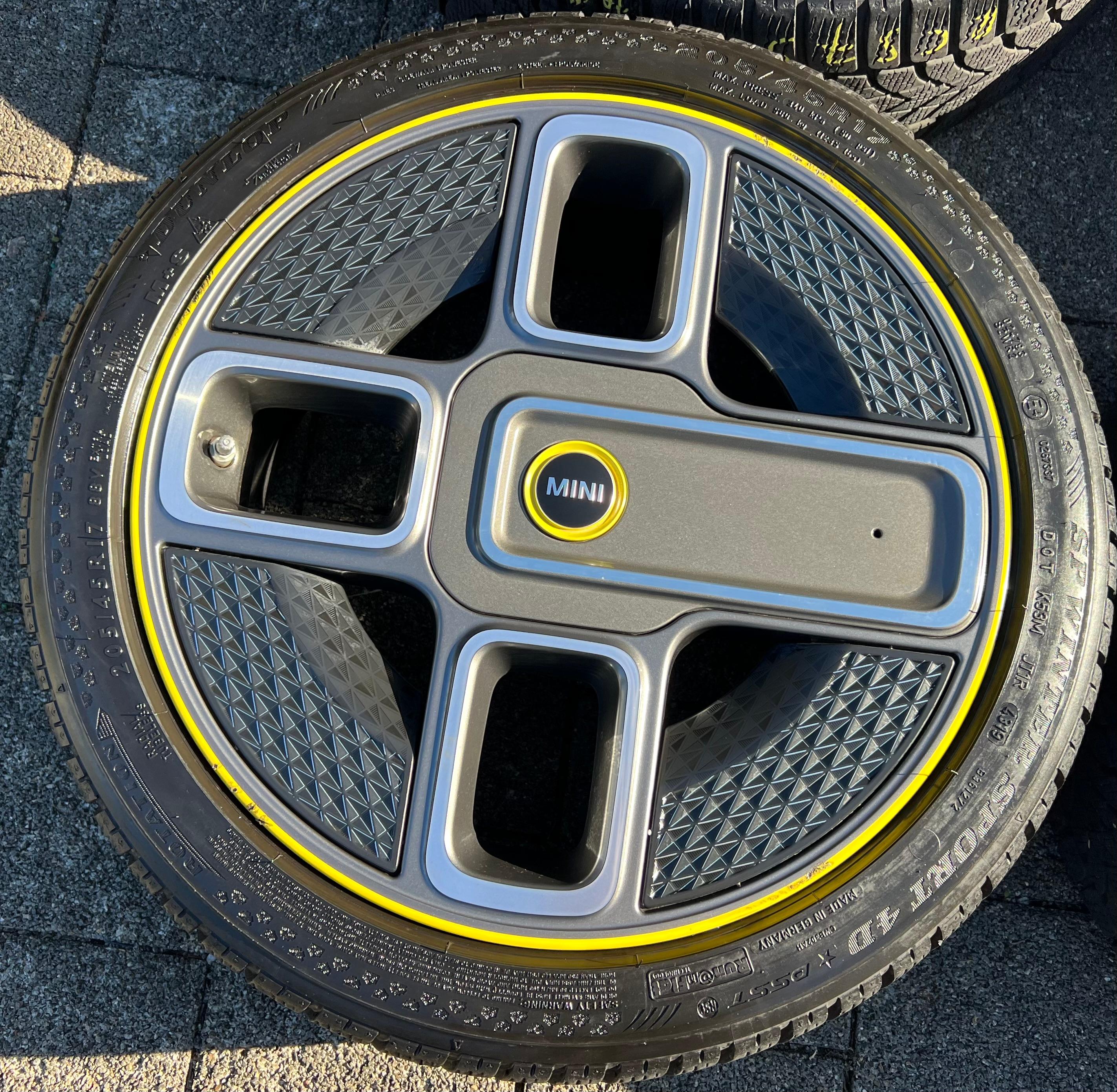 4 ROUES D'HIVER ORIGINALES 17" EN ALUMINIUM MINI F55 F56 F57 ELECTRIC POWER SPOKE 737 6889171