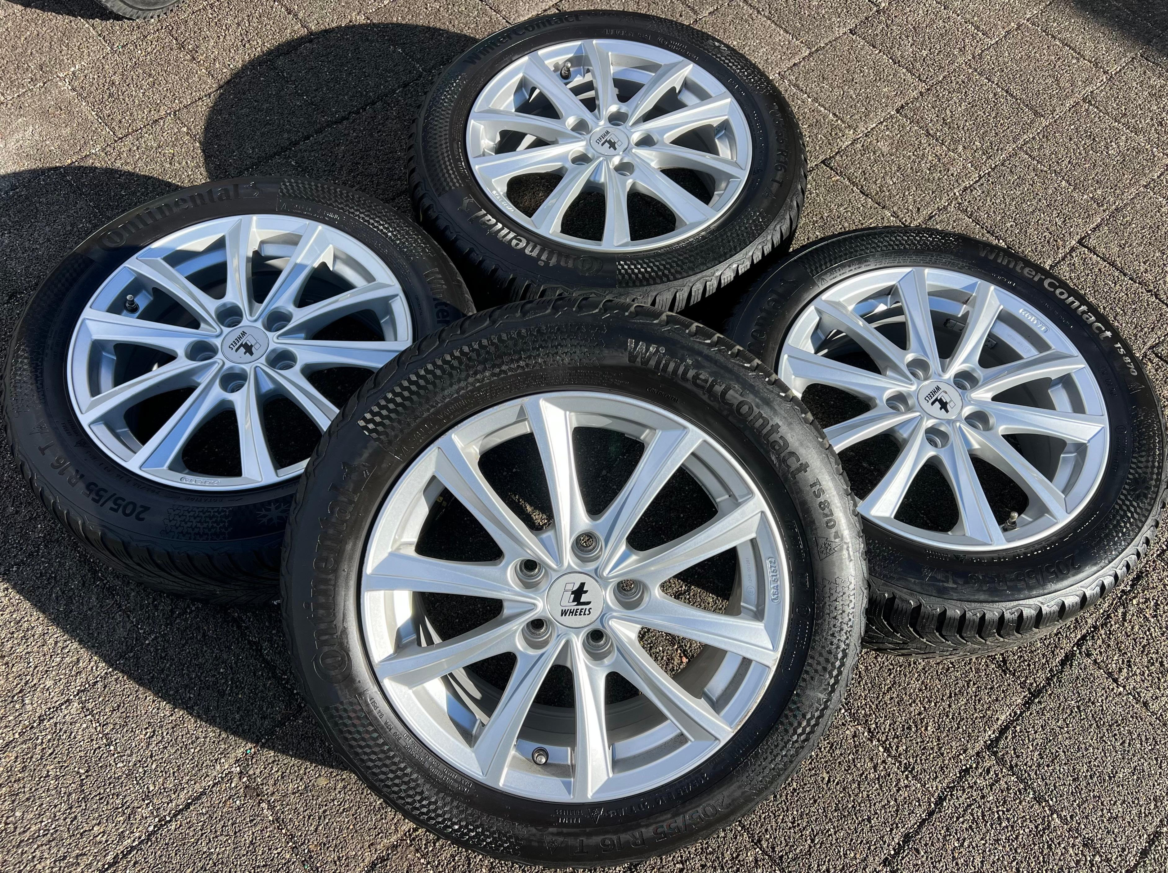 4 ALUFELGEN 16" VW GOLF TOURAN CADDY T-ROC AUDI A3 SEAT LEON ATECA SKODA OCTAVIA