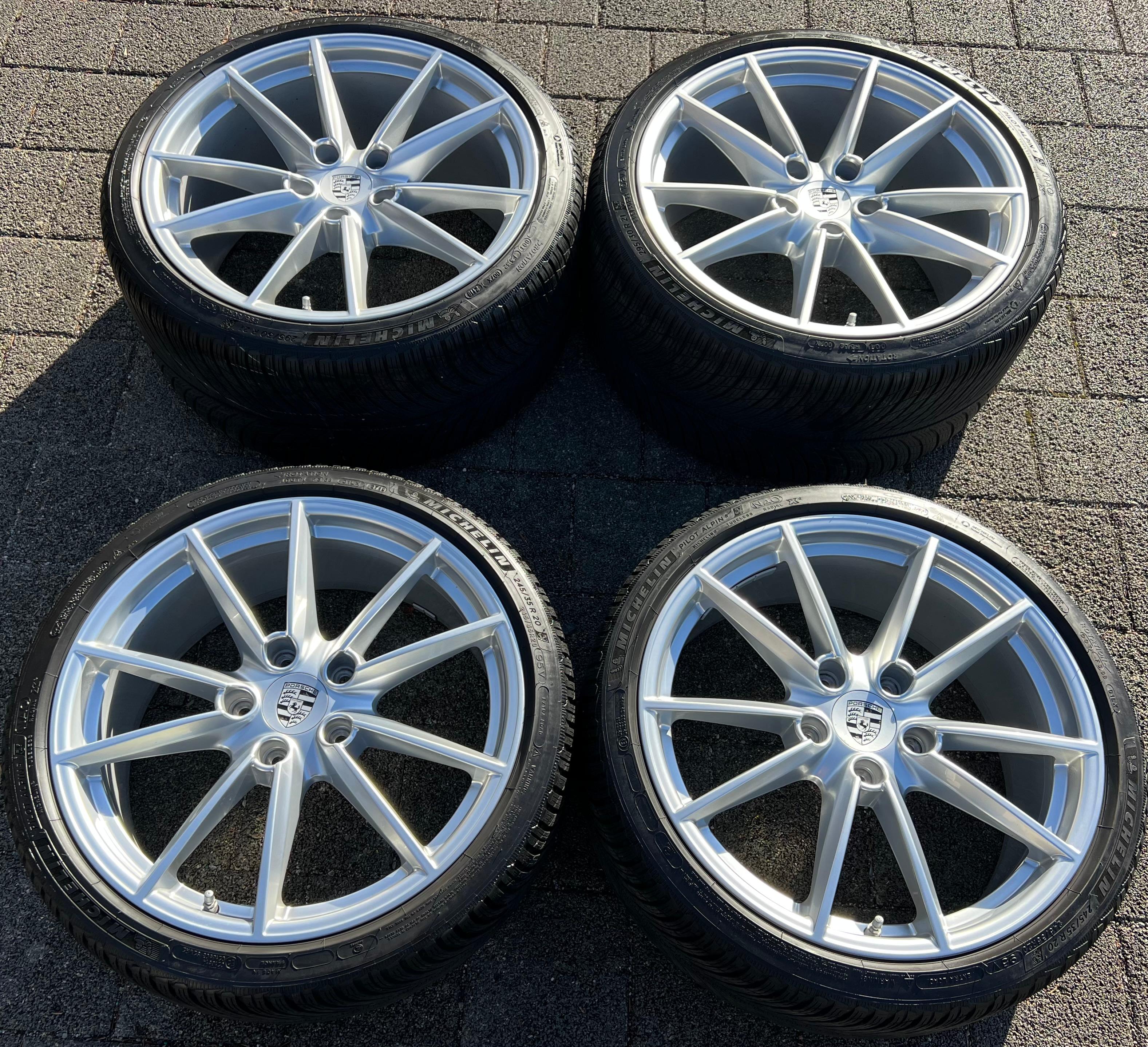 4 ORIGINELE 20" 21" LICHTMETALEN WINTERWIELEN PORSCHE 911 992 992601025C 992601025D RDKS