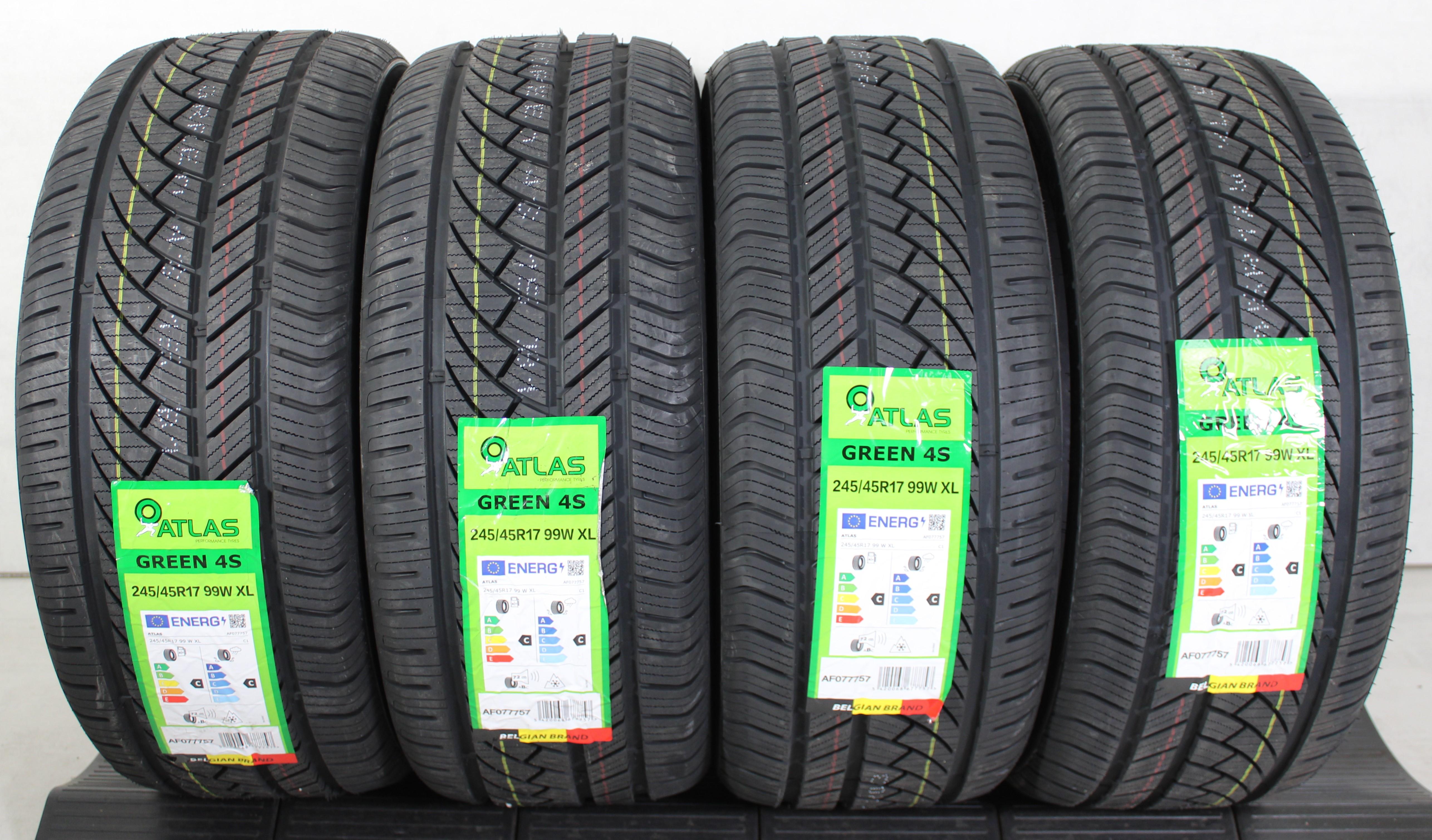 4 x 245/45R17 99W Ganzjahresreifen Atlas Green 4S 2024 XL