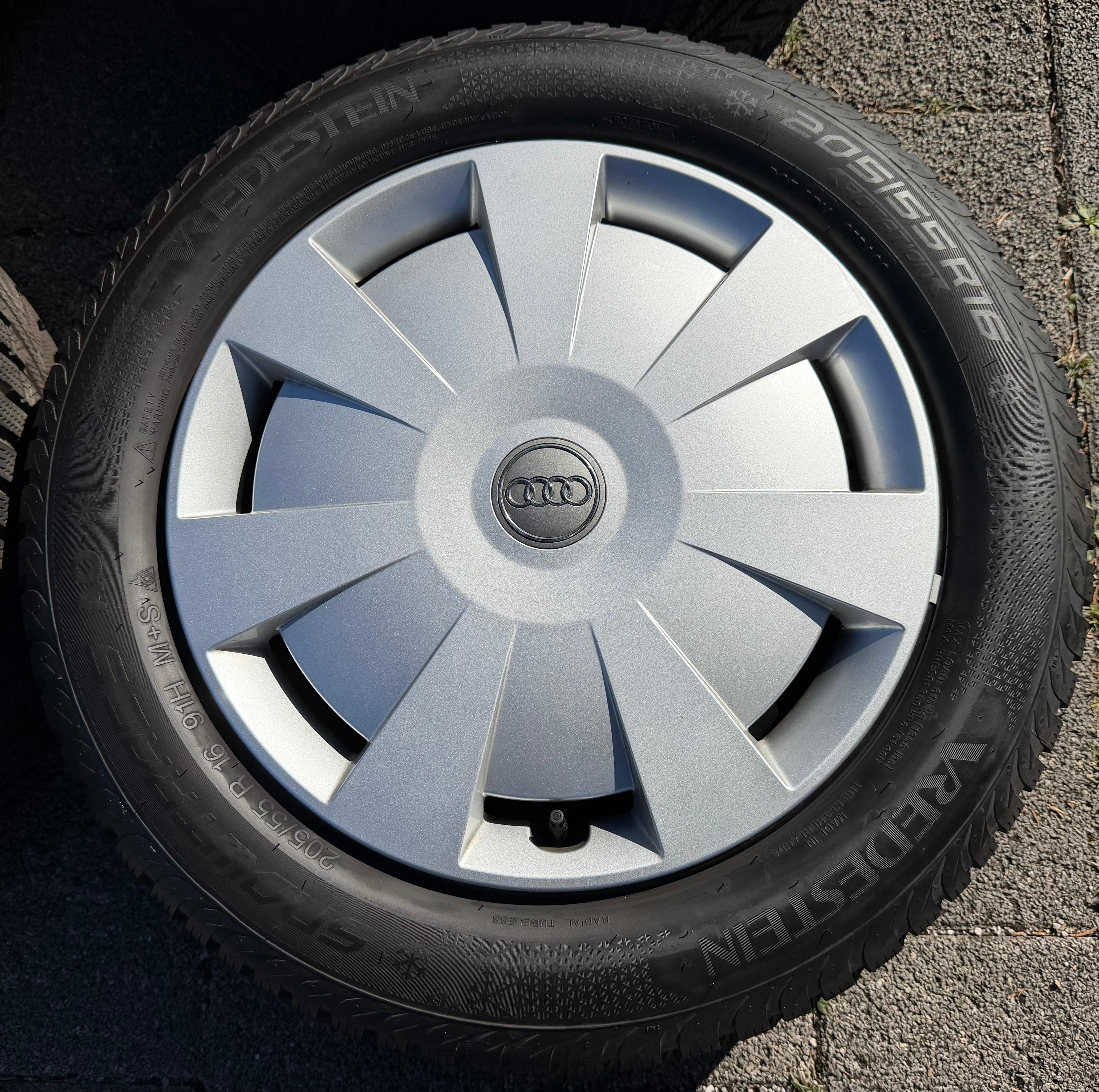 4 ruedas de invierno Audi A3 8V Sportback Cabrio 205/55R16 91H Vredestein 8V0601027A 2020