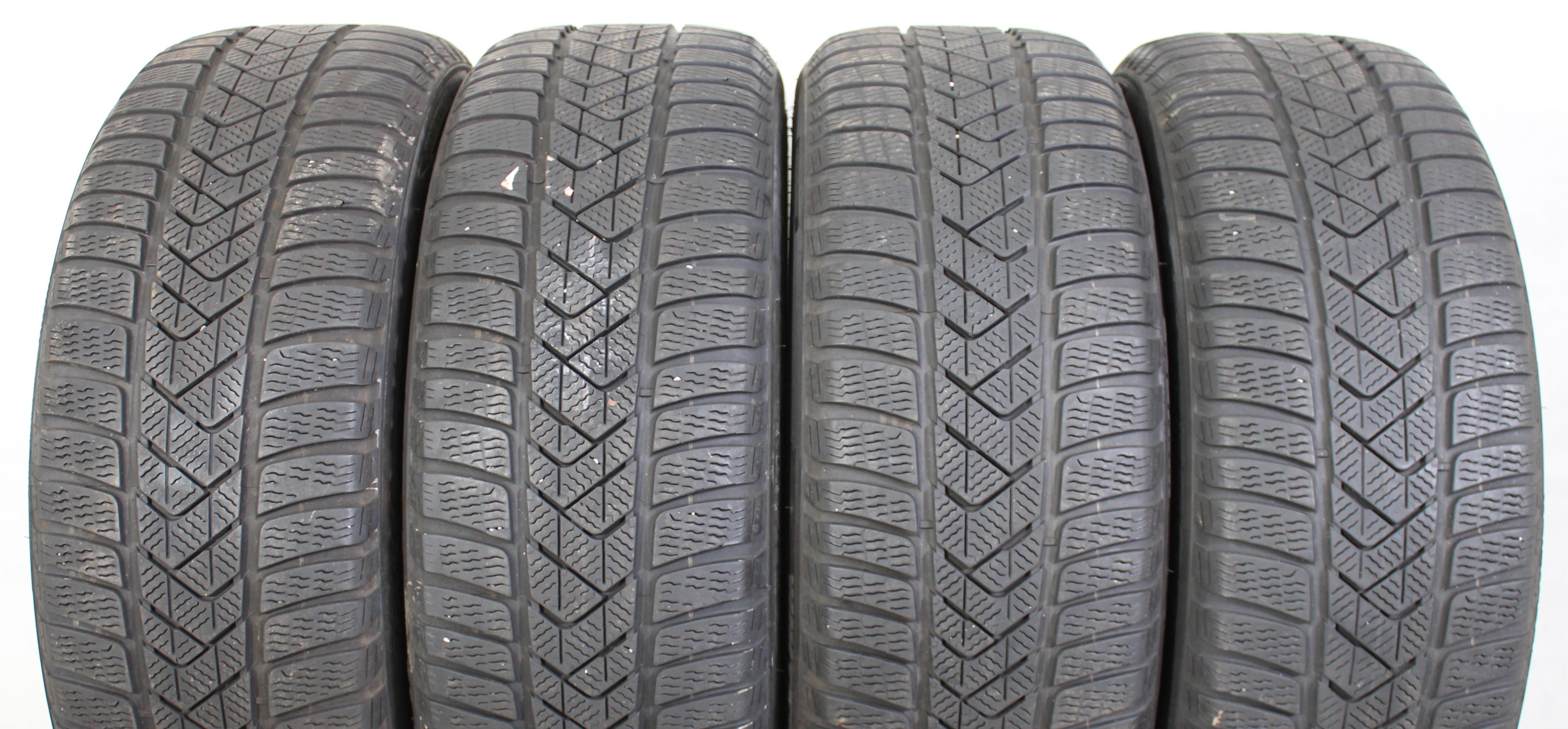 4 x 225/45R19 96V Winterreifen Pirelli Sottozero 3 Runflat 6mm 1x2018/3x2019 *