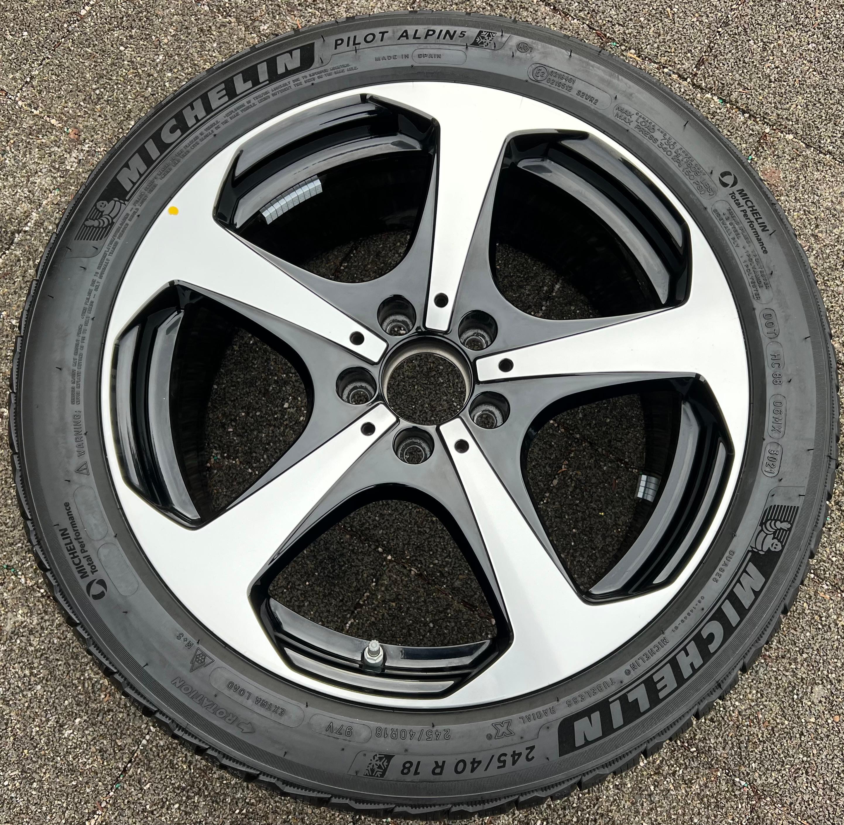 1 X ORIGINAL 18" ALUFELGE FELGE MERCEDES C-KLASSE W205 A2054014700 8,5x18 ET56