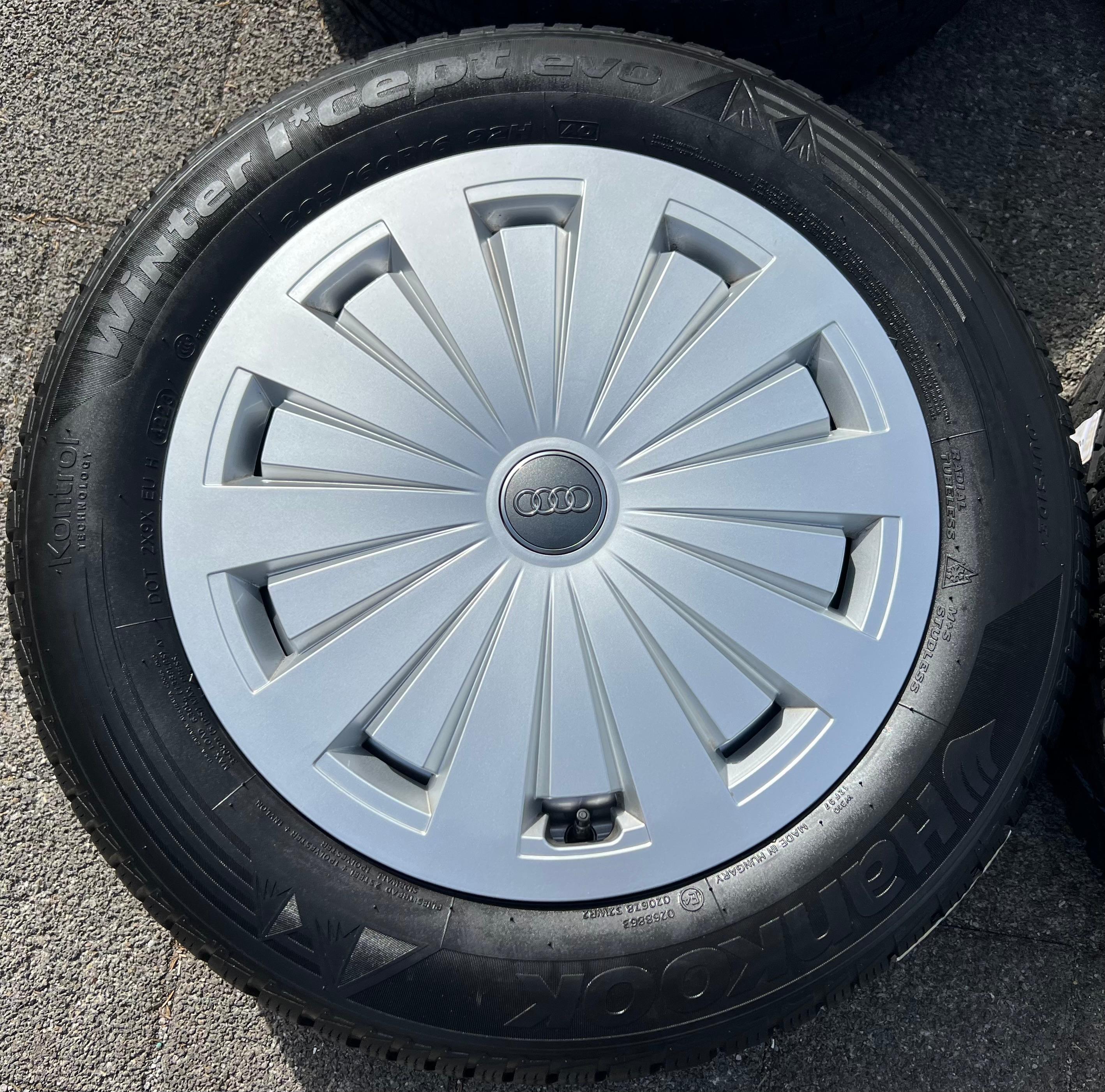 4 ORIGINELE ALU-WINTERWIELEN AUDI A4 B9 8W 205/60R16 92H 8W0601025 GRATIS VERZENDING