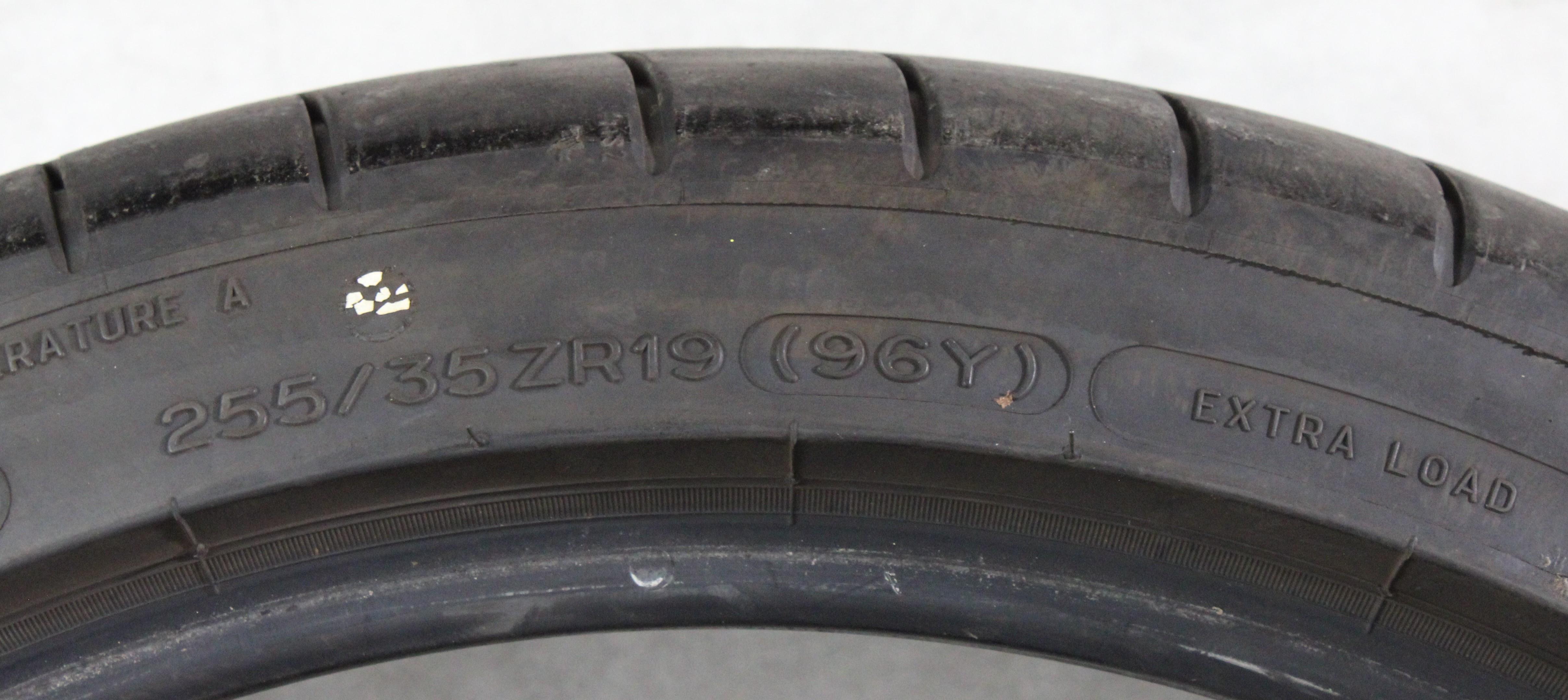 1 x 255/35R19 96Y Sommerreifen Michelin Pilot Super Sport * 5-5,5mm 2023 XL