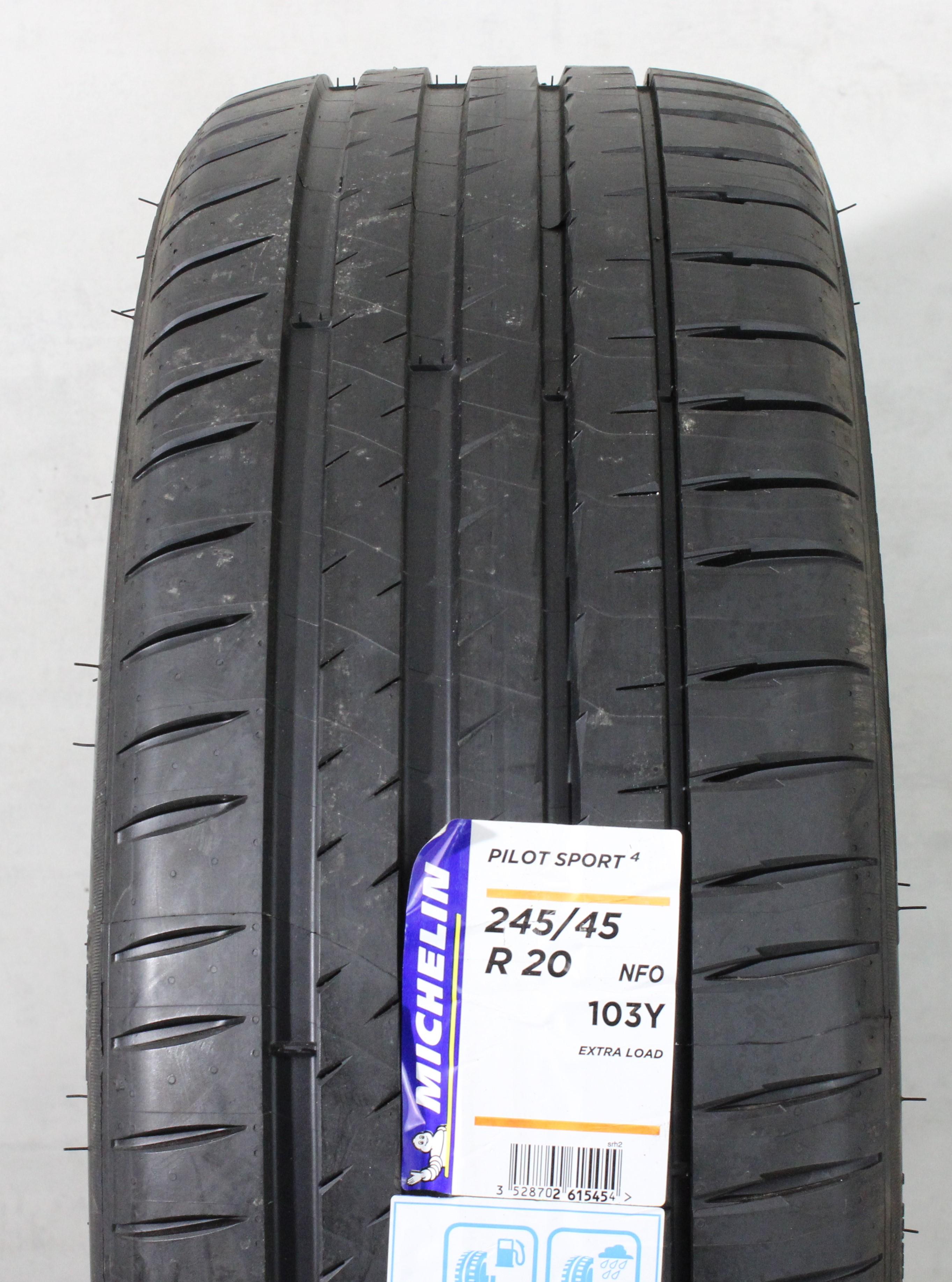 1 neumático de verano Michelin Pilot Sport 4 NFO 2021 XL, 245/45R20 103Y