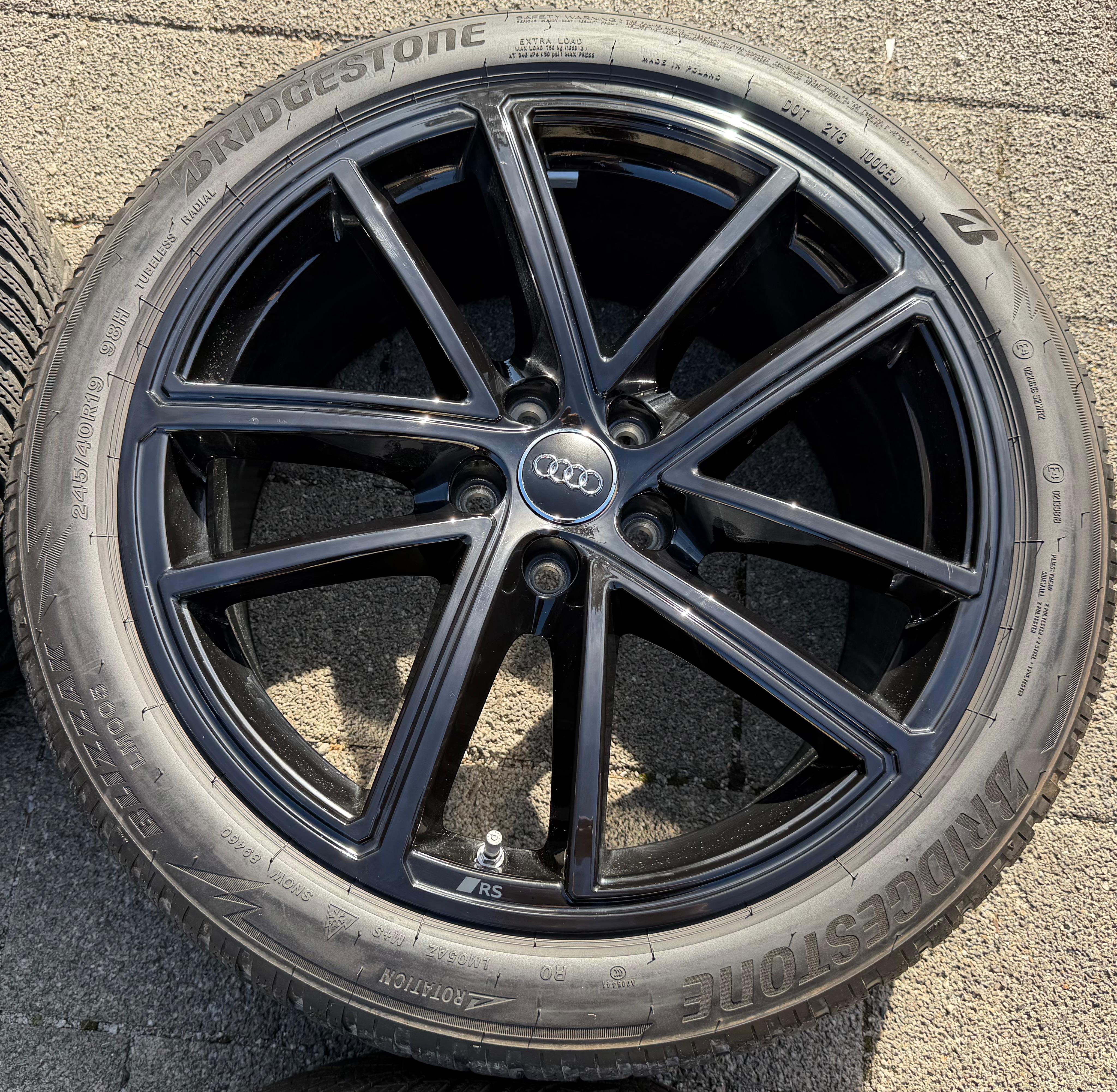 4 ORIGINAL 19" ALU WINTERRÄDER AUDI A5 S5 F2 B10 8B3601025BA 245/40R19 98H 2024