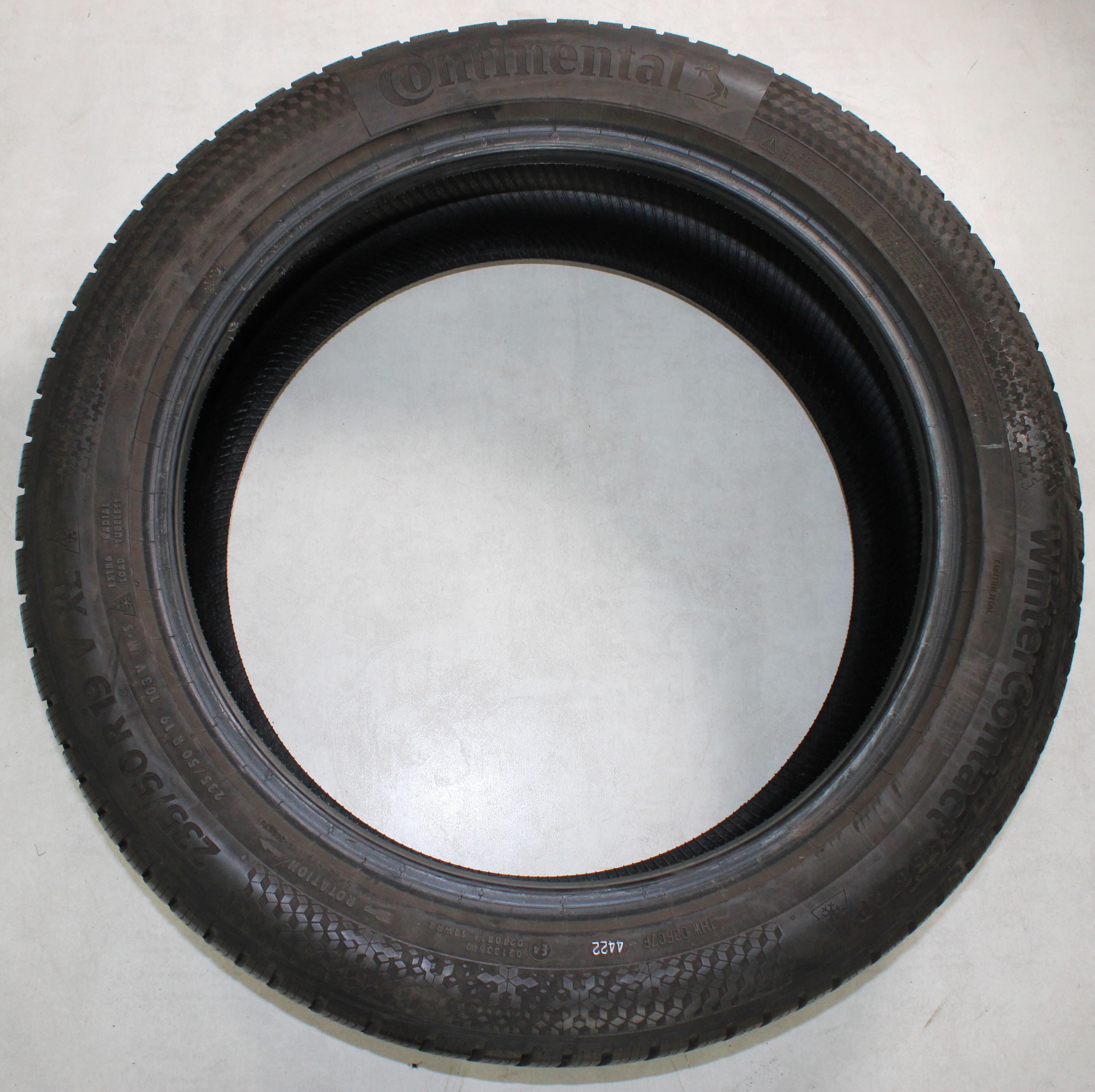 1 x 235/50R19 103V Winterreifen Continental Winter Contact TS870P 7-7,5mm 2022 XL