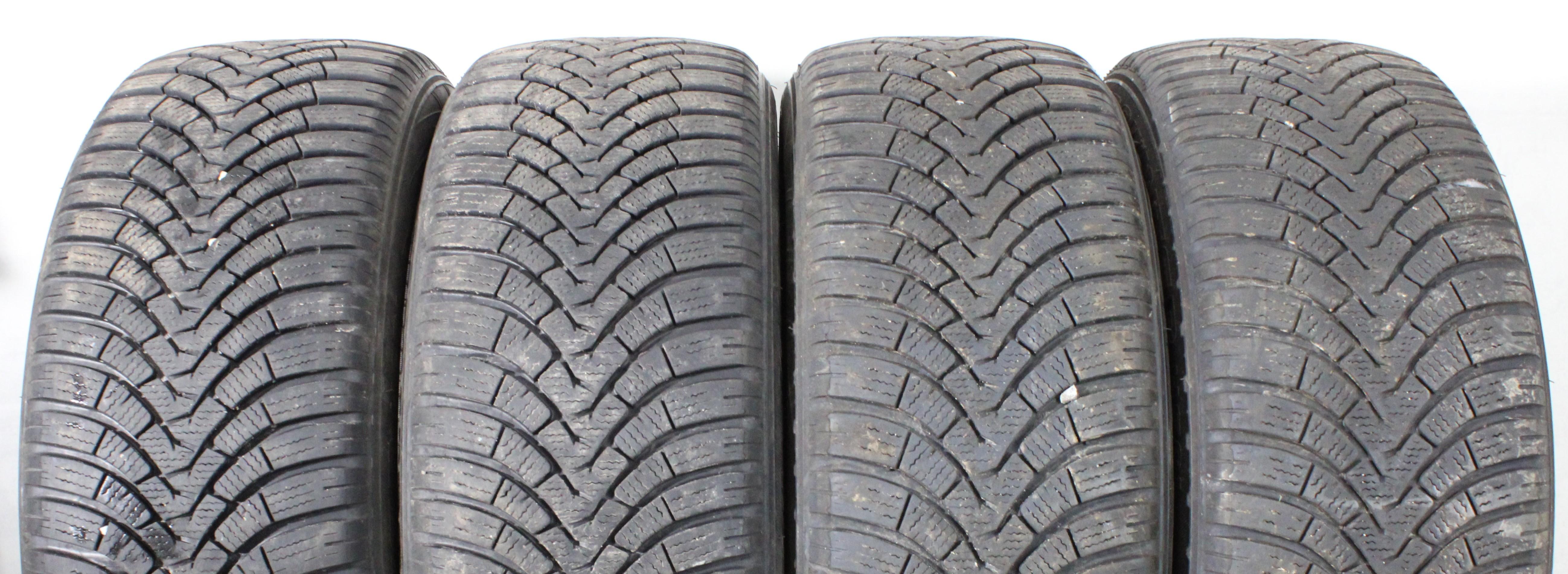 4 x 215/55R17 98V Winterreifen Falken Eurowinter HS01 1x5,5-6mm/2x6-6,5mm/1x7-7,5mm 2022 XL
