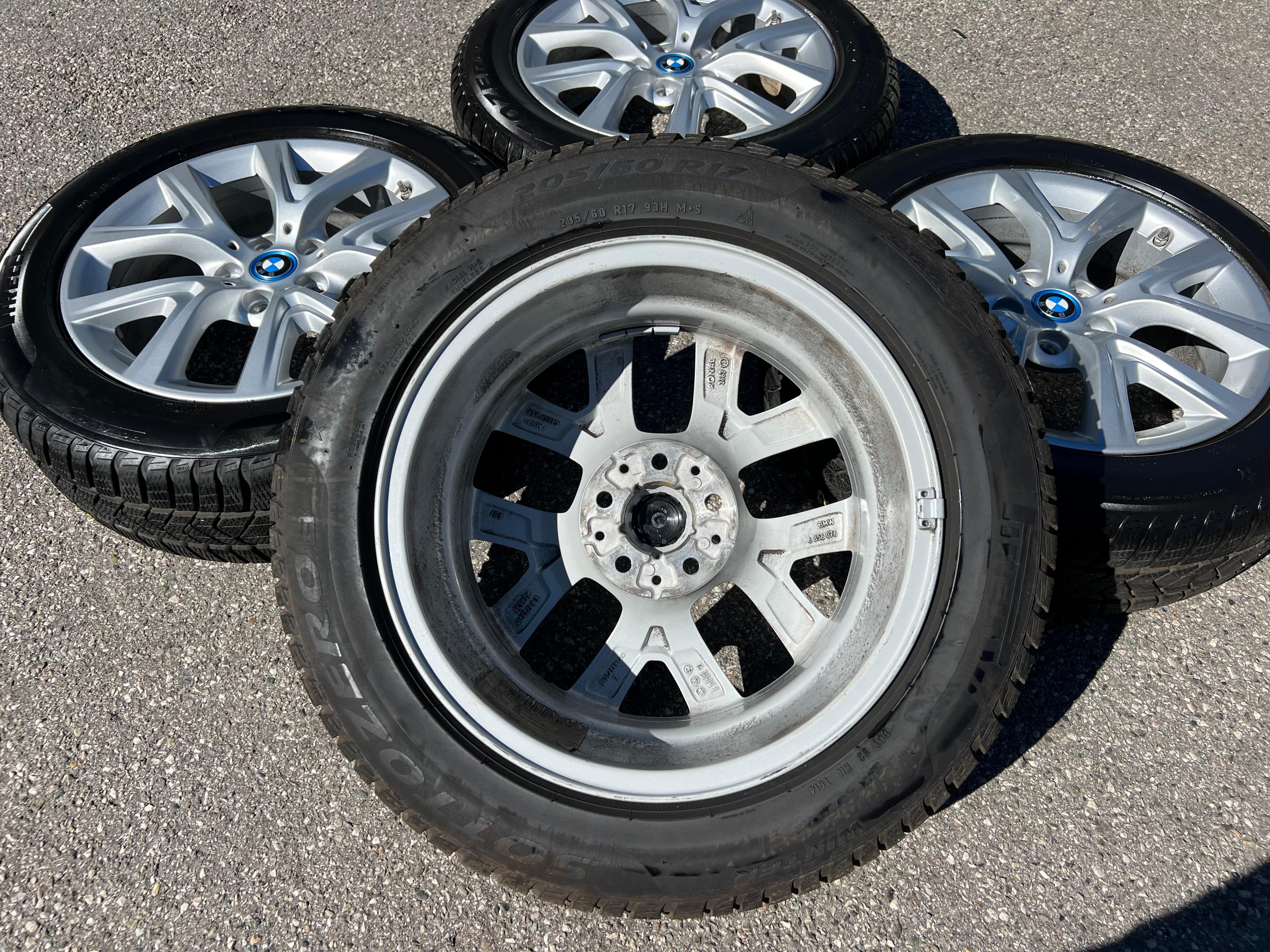 4 ROUES D'HIVER ORIGINALES 17" EN ALU BMW X1 F48 X2 F39 STYLING 574 205/60R17 93H RDKS
