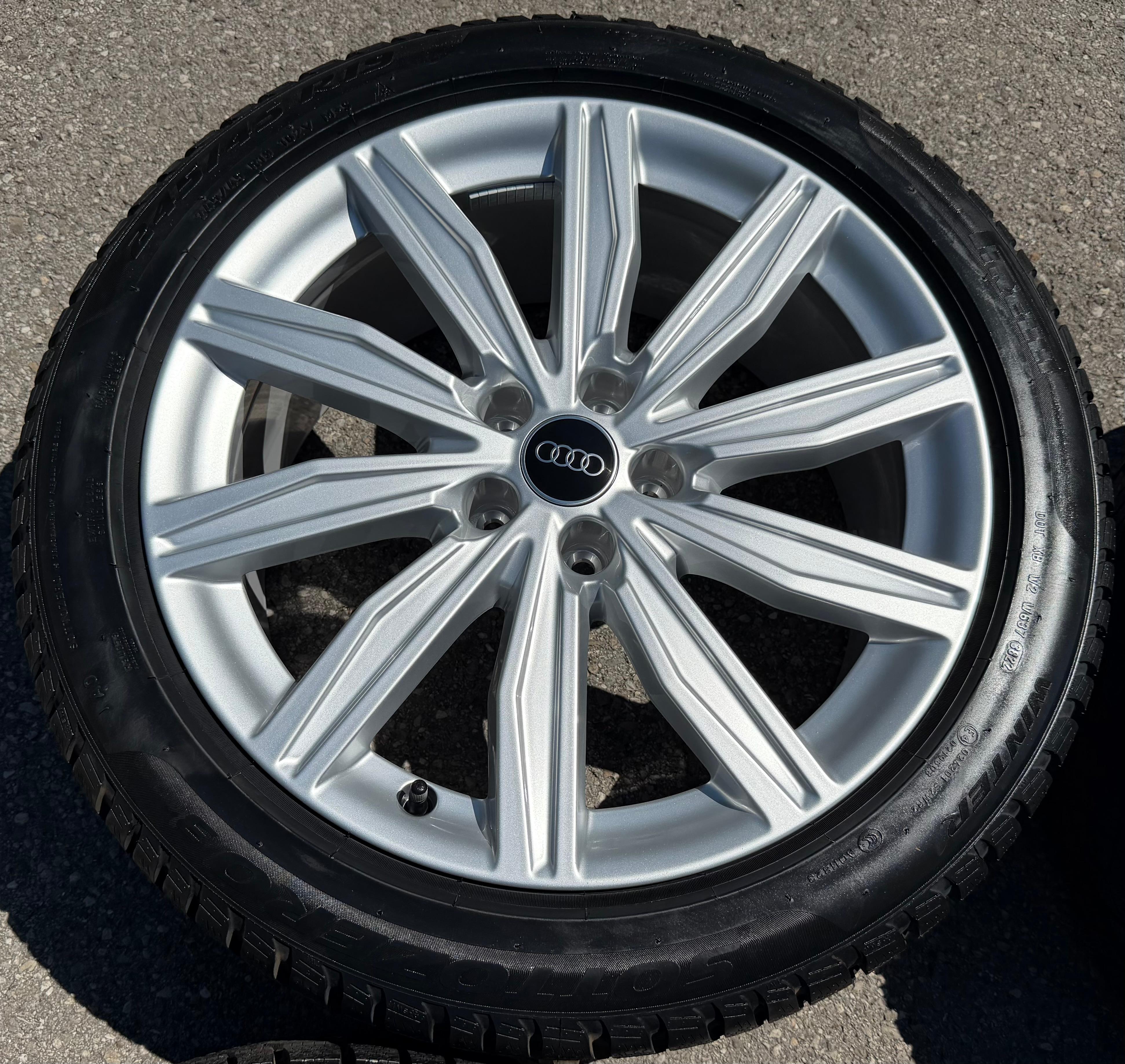 4 Original 19" Alu Winterräder Audi A6 S6 C8 4K 4K0601025M 245/45R19 102V Pirelli NEU