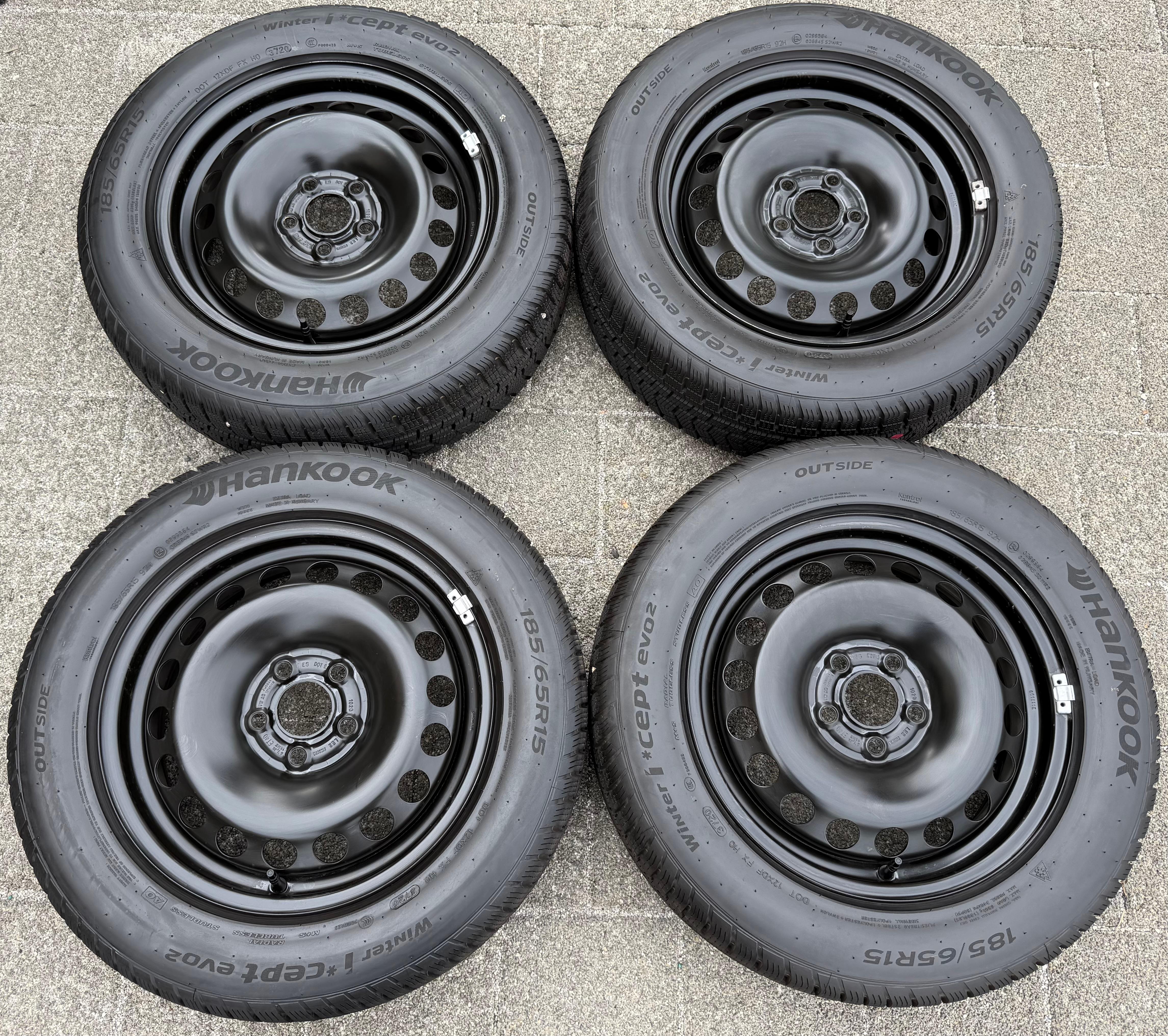 4 WINTERRÄDER AUDI A1 CITY CARVER GB SEAT IBIZA ARONA KJ VW POLO AW 2G 185/65R15 92T