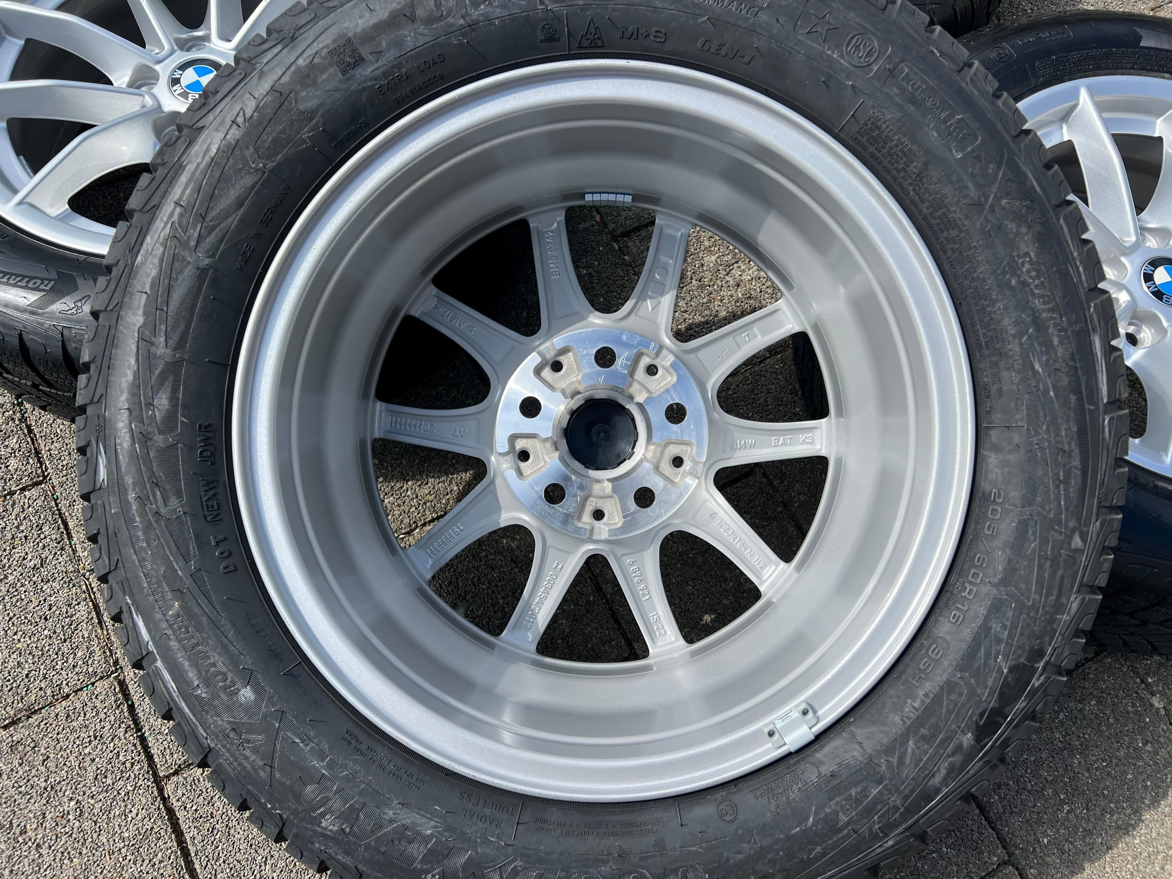 4 ORIGINAL 16" ALU WINTERRÄDER BMW 3ER REIHE G20 G21 205/60R16 96H RDKS 2020 NEU FREIHAUS