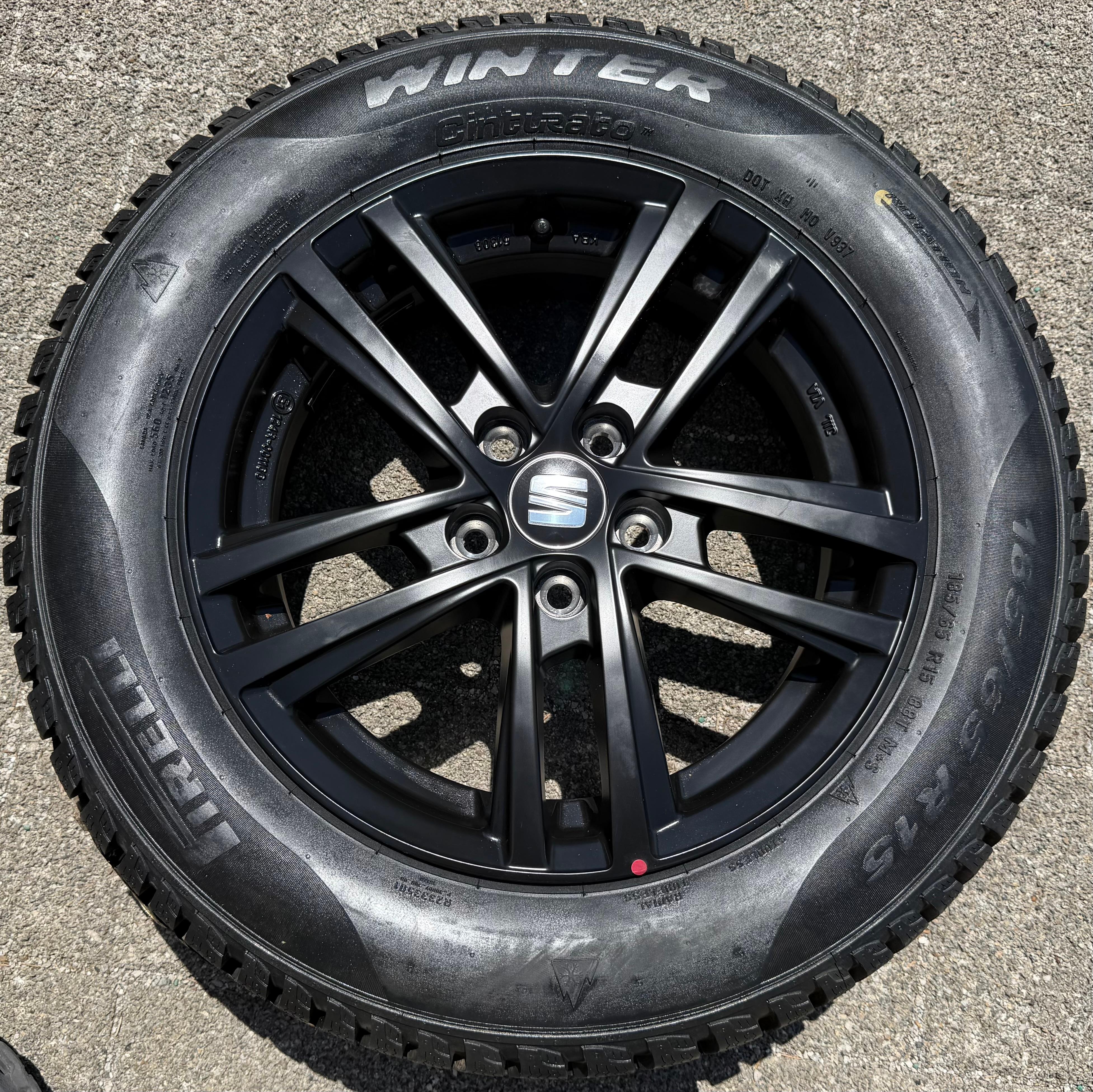 1 jante alu d'origine 15" pour Seat Ibiza V 6F 124R-001166 5,5x15 ET40 NEUVE