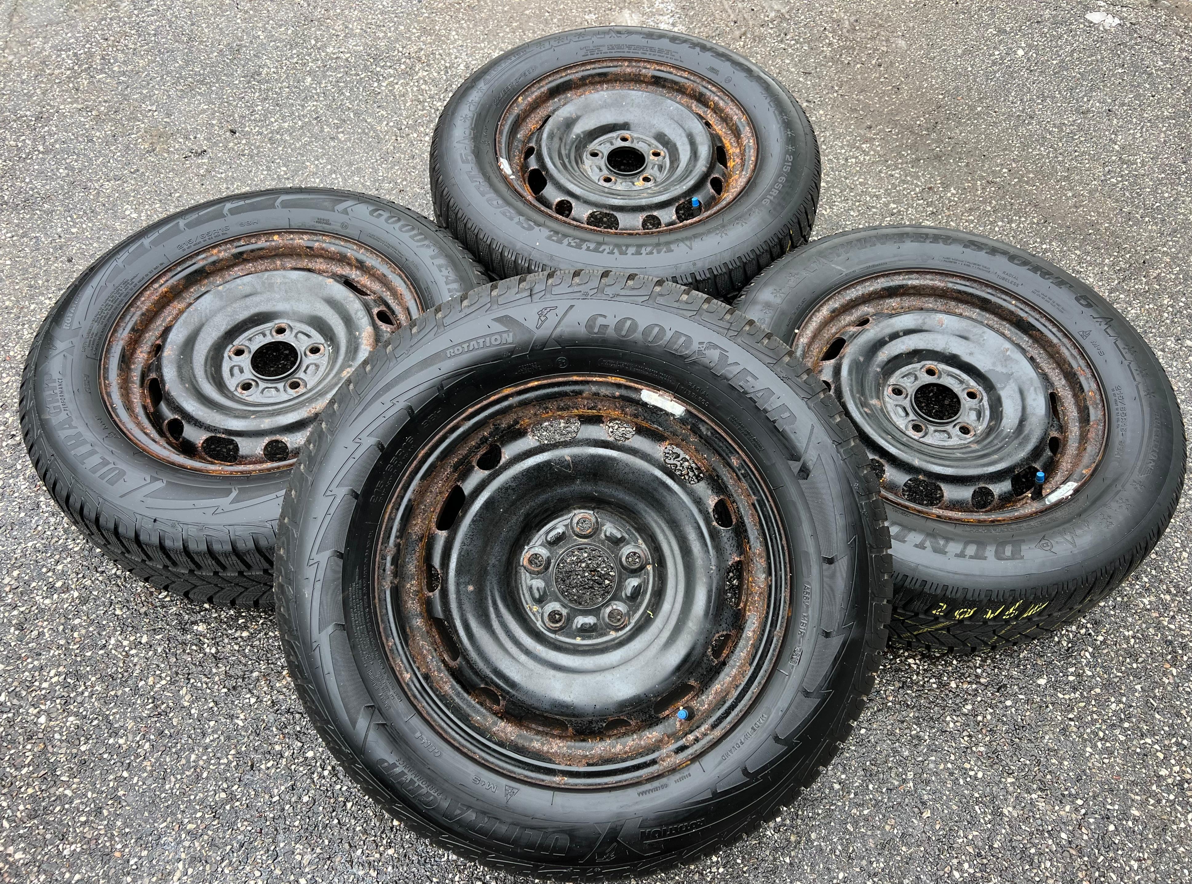 4 ROUES D'HIVER 215/65R16 98H MAZDA 6 GH GJ PNEUS D'HIVER GRATUIT