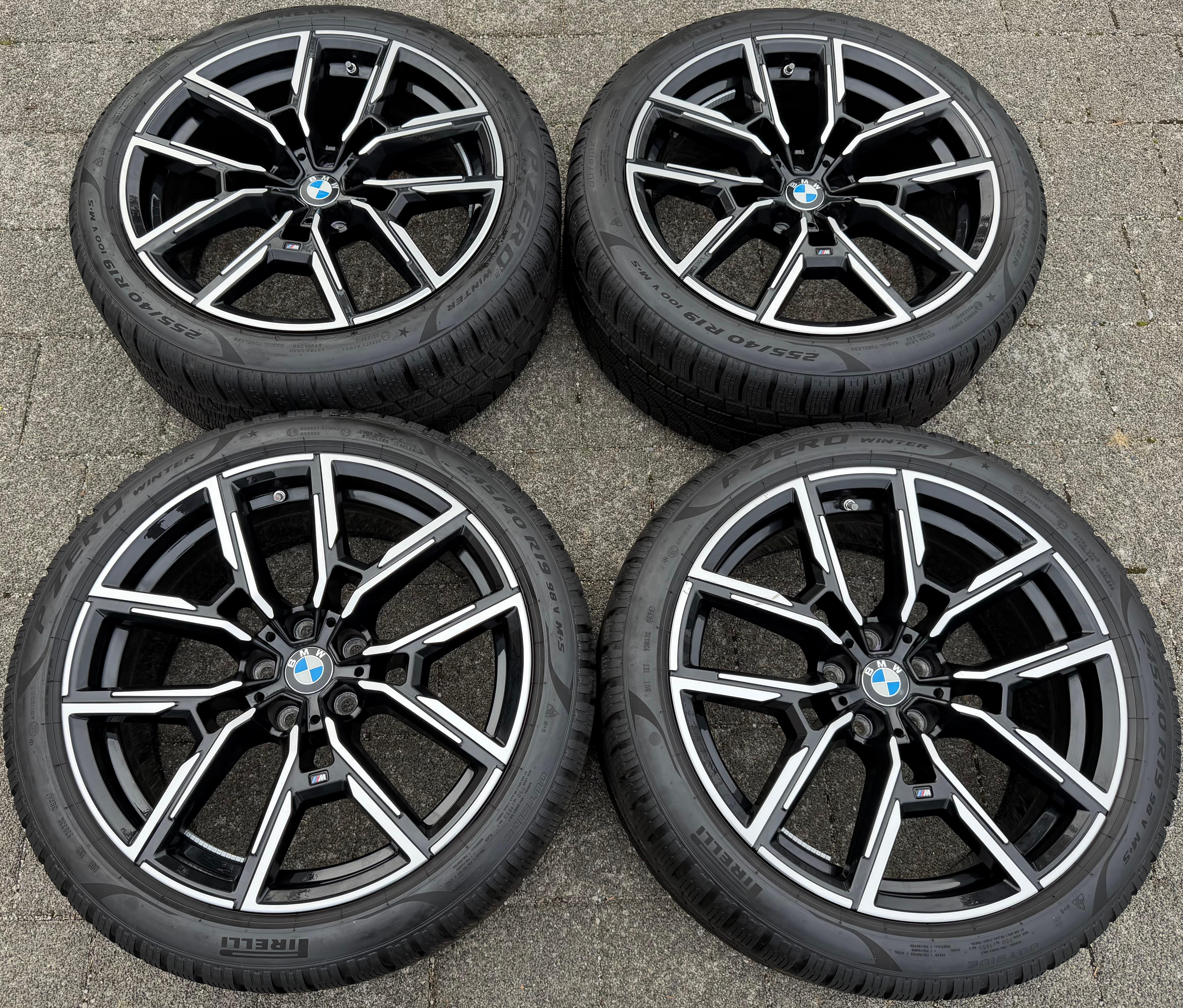4 originele 19" lichtmetalen winterwielen BMW 4-serie Gran Coupé G26 i4 STYLING 859M M859