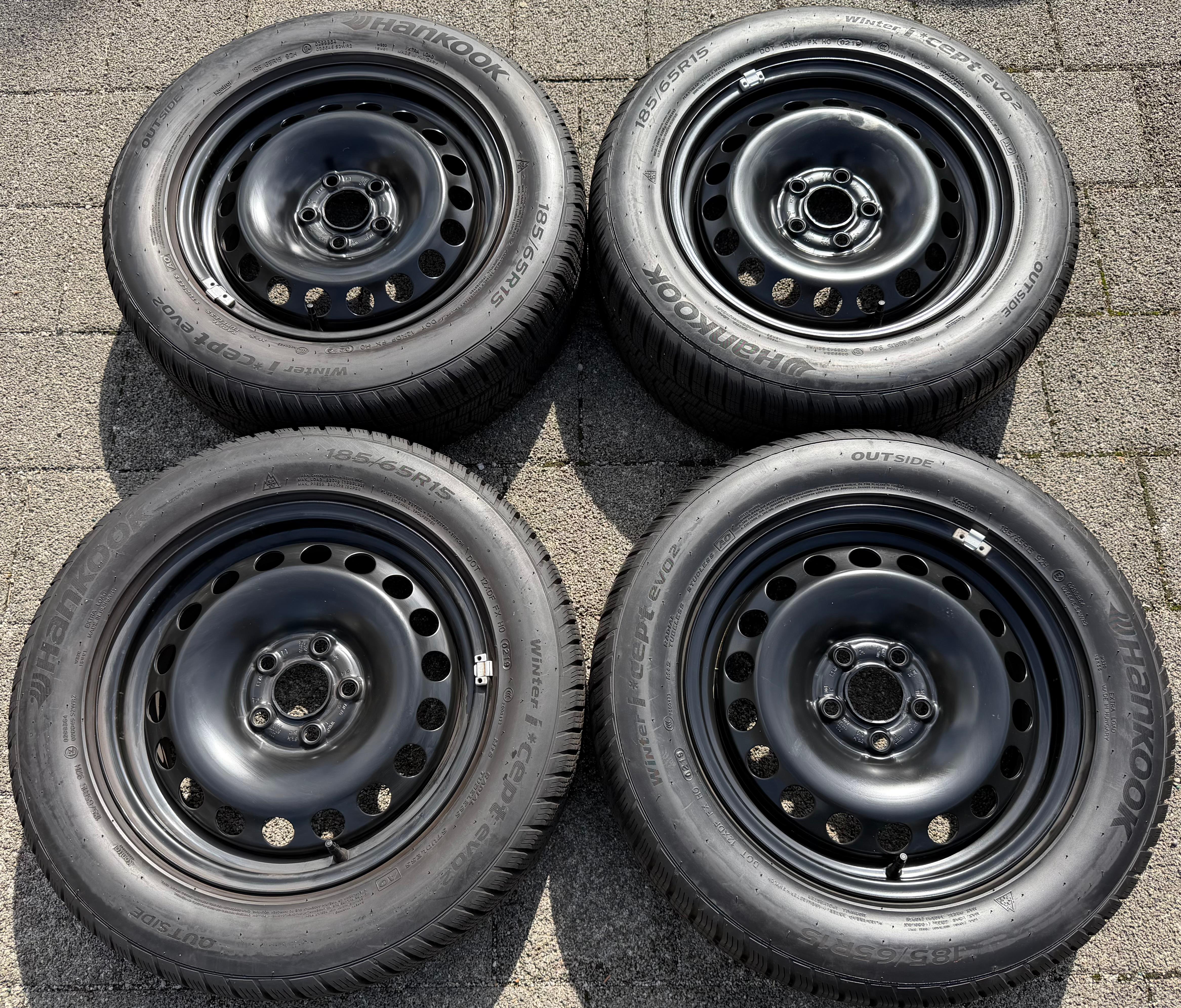 4 WINTERRÄDER AUDI A1 CITY CARVER GB SEAT IBIZA ARONA KJ VW POLO AW 2G 185/65R15 92T