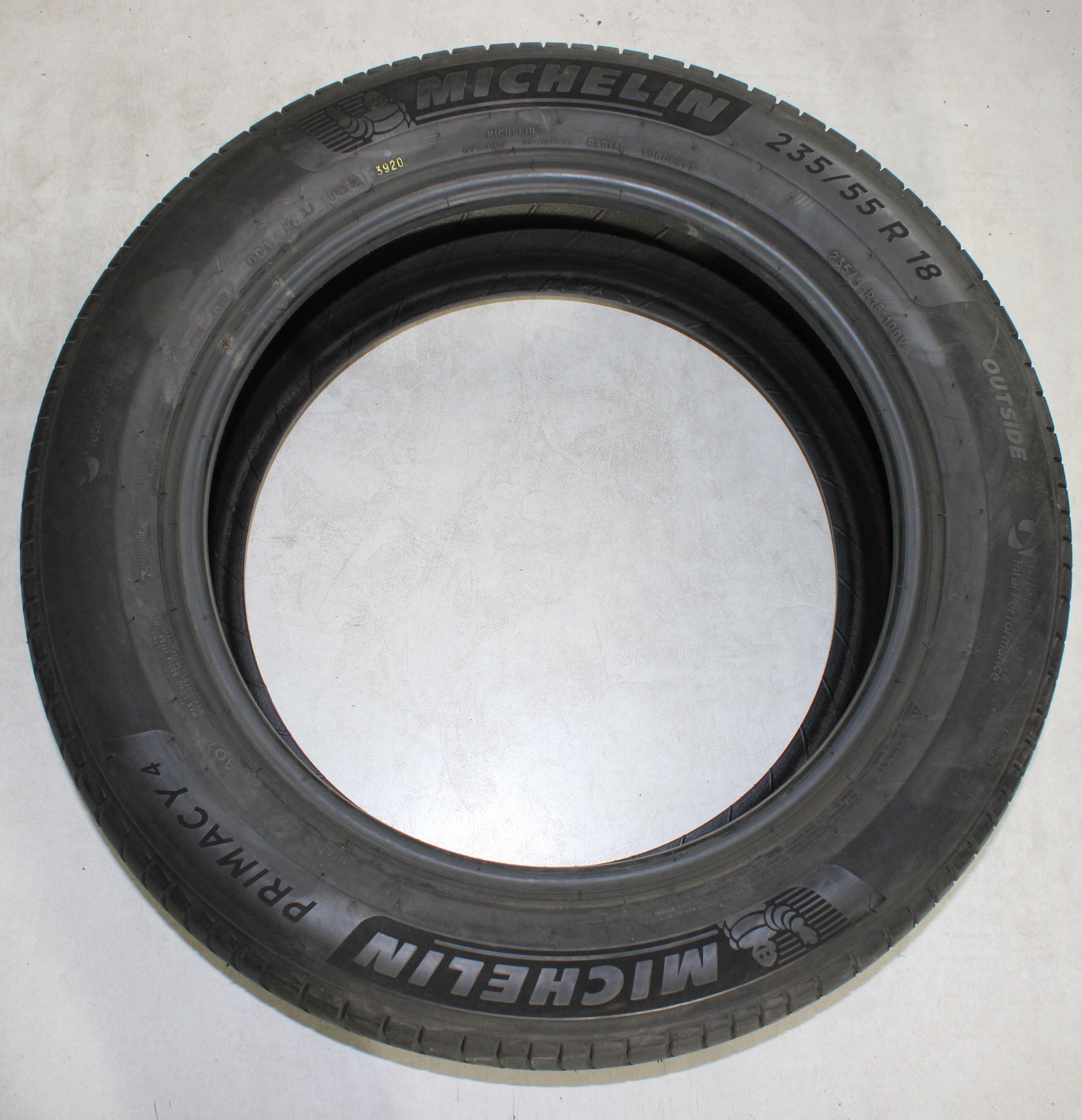 4 x 235/55R18 100V Sommerreifen Michelin Primacy 4 AO1 NEU 2020