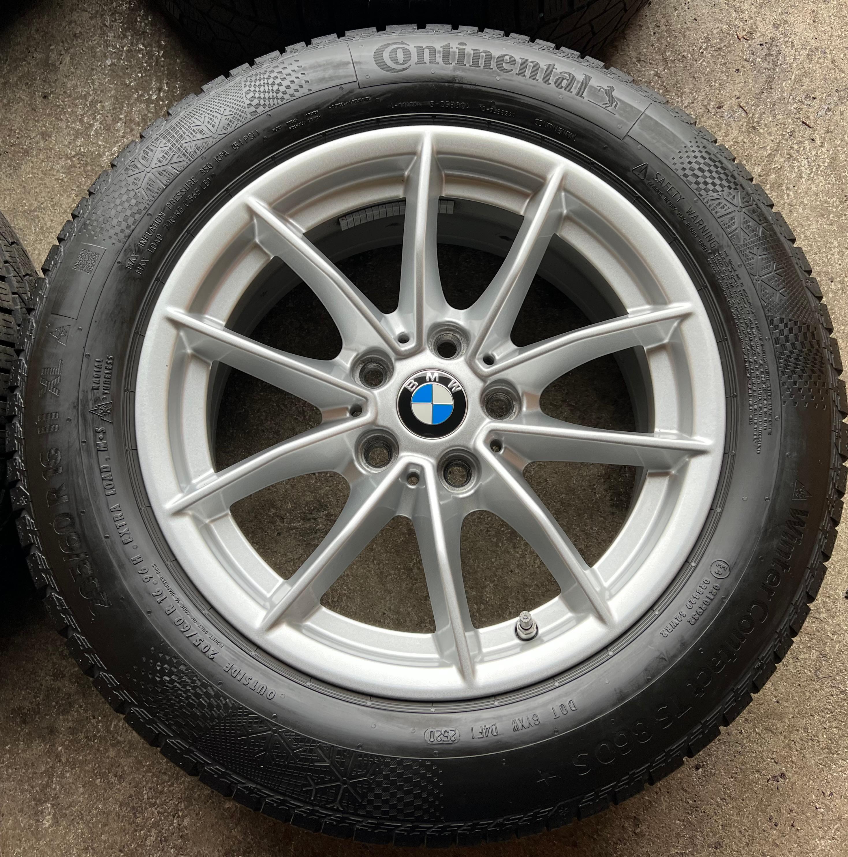 4 RUOTE ORIGINALI IN ALLUMINIO 16" BMW 3-SERIES G20 G21 STYLING 774 TPMS 6,5x16 ET22 TOP