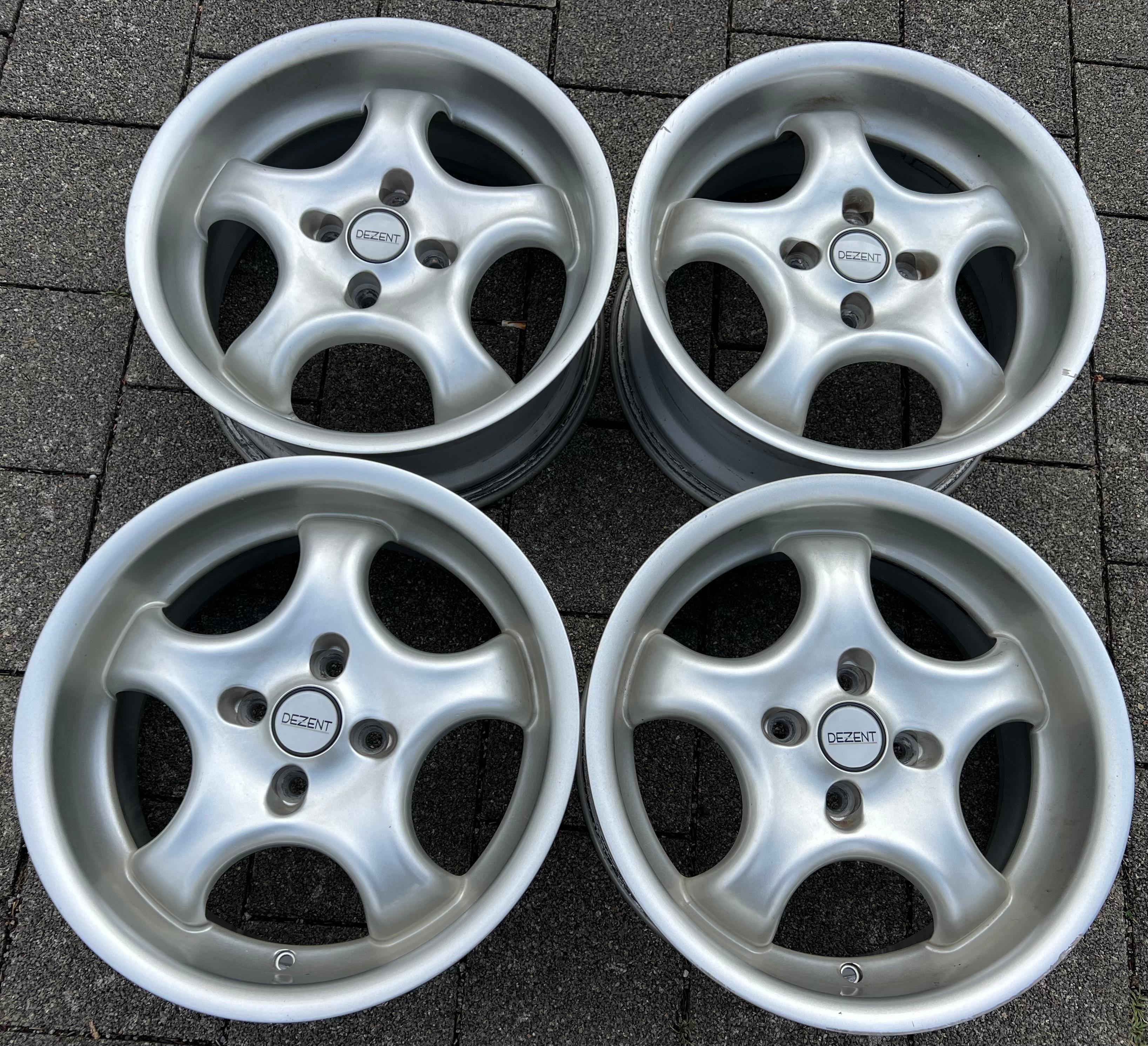 4 DEZENT 16" lichtmetalen velgen voor Opel Astra F, Kadett, Tigra en Vectra, 7,5x16 ET35, 4x100