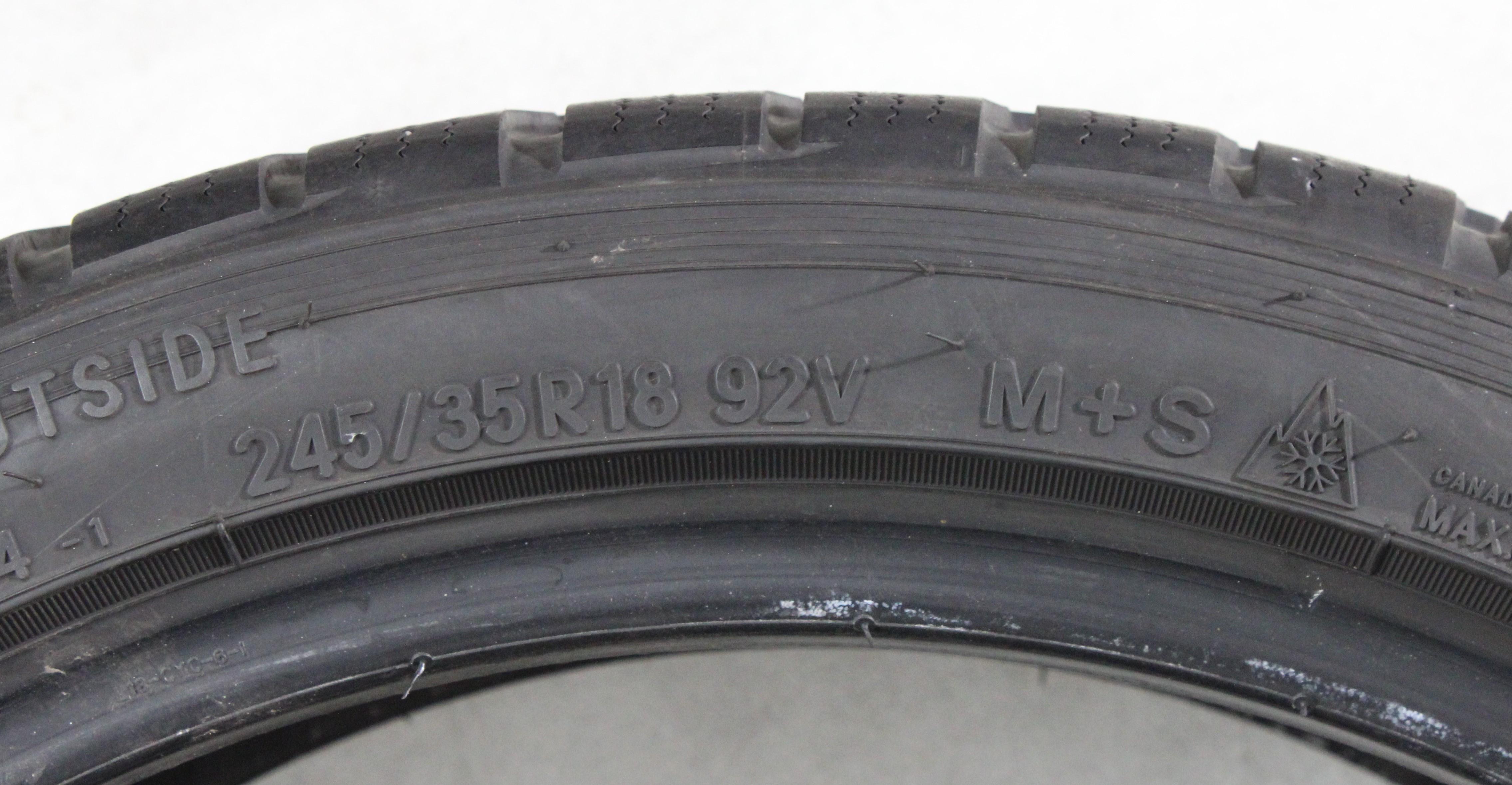 2 x 245/35R18 92V pneumatici invernali Toyo SnowProx S954 1x5-5,5mm/1x6-6,5mm 2019