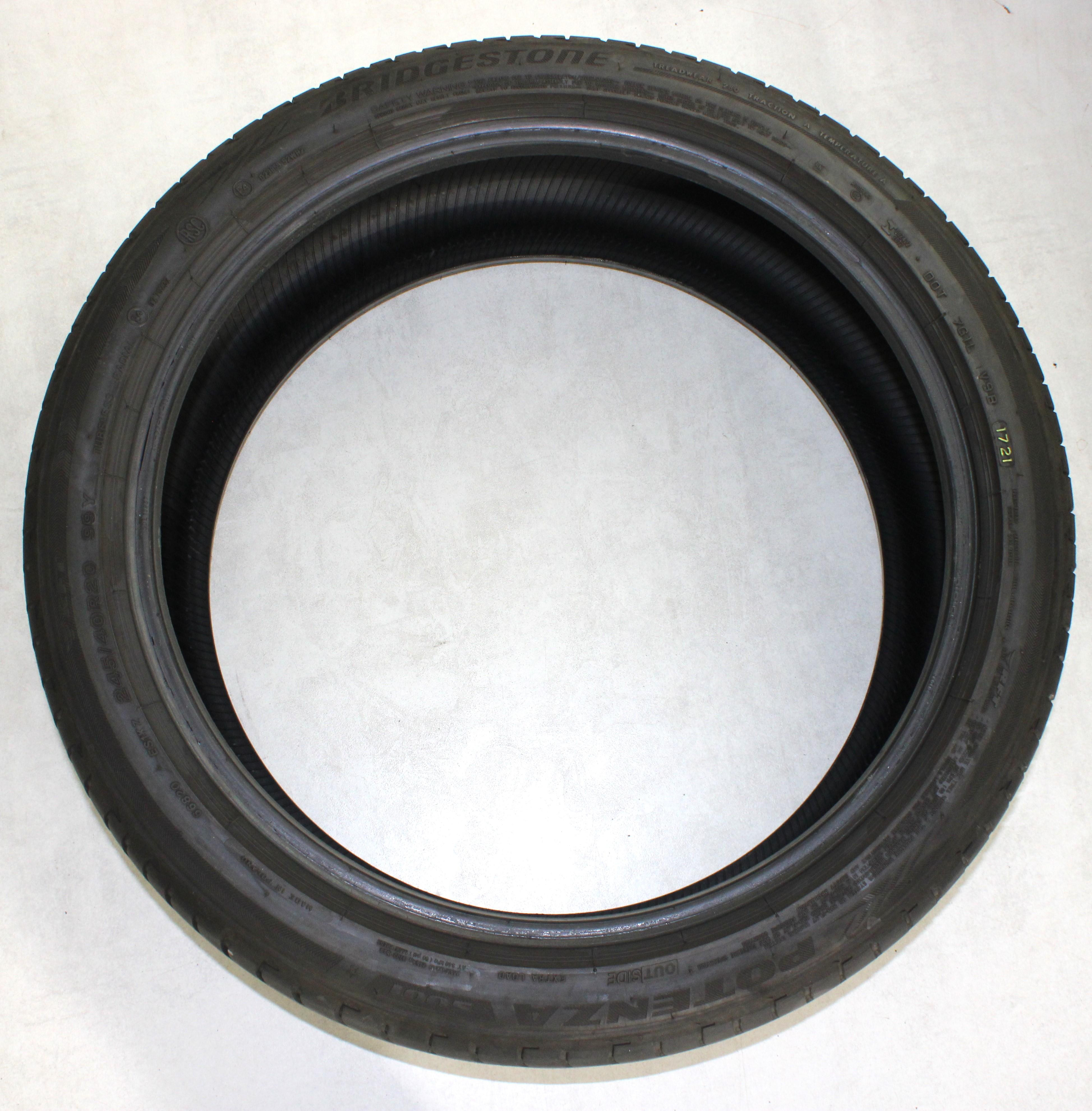 1 x 245/40R20 99Y Sommerreifen Bridgestone Potenza S001 * Runflat 5-5,5mm 2021