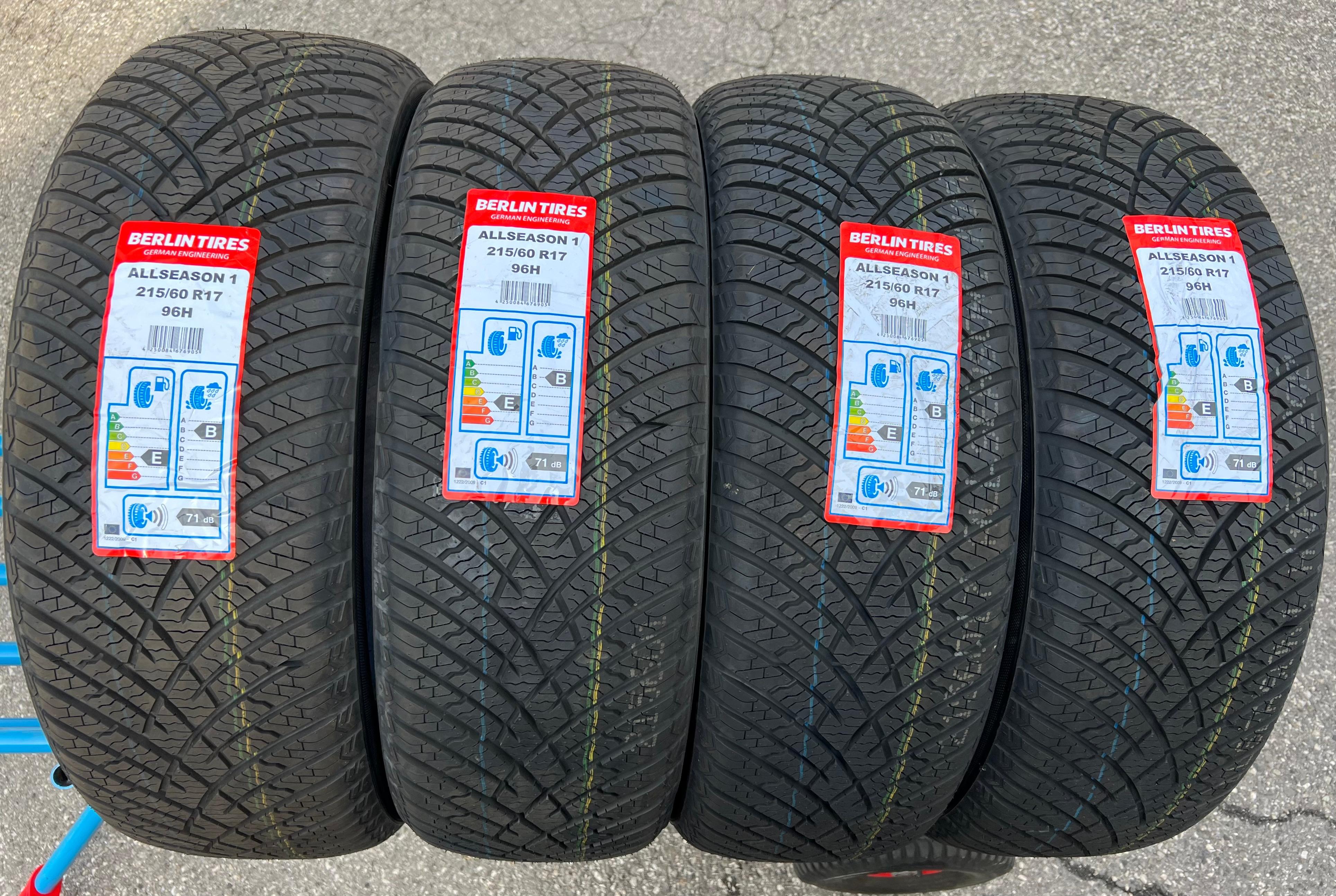 4 x 215/60R17 96H Ganzjahresreifen Berlin Tires All Season 1 M+S 2020