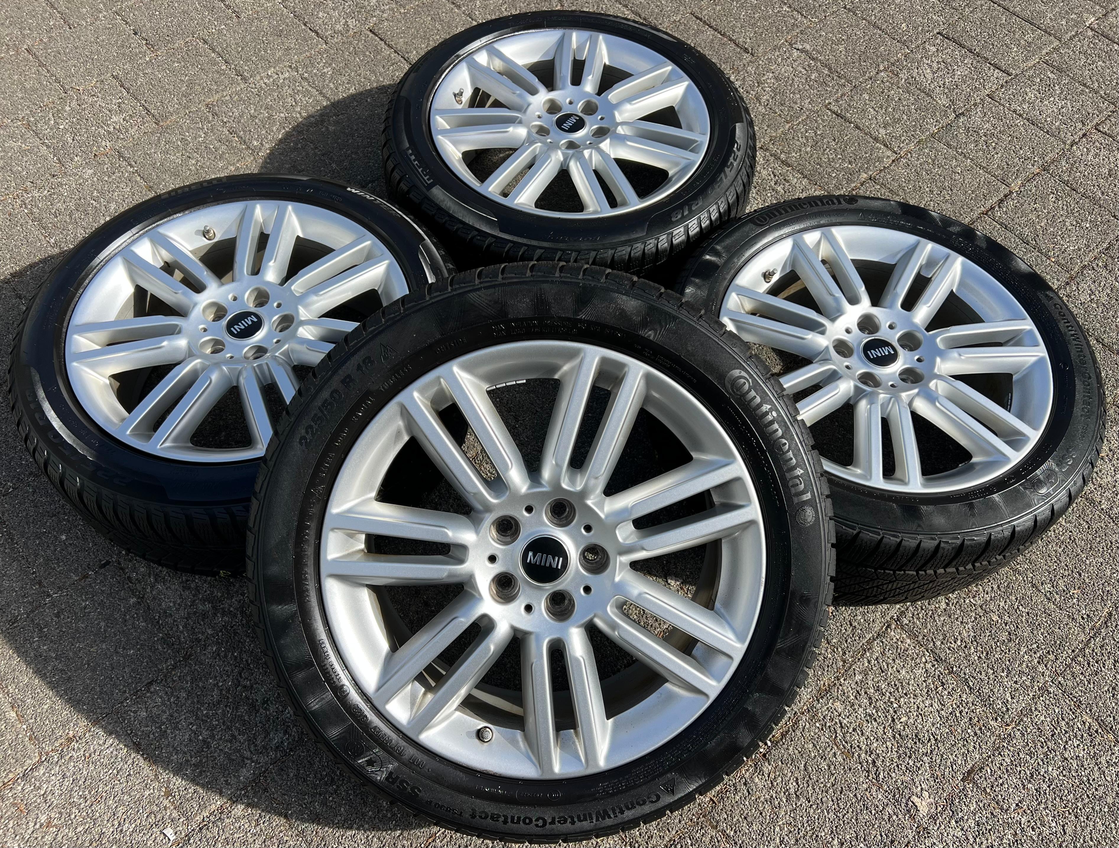 4 ORIGINAL 18" ALU WINTERRÄDER MINI COUNTRYMAN F60 225/50R18 95H 6856032 FREIHAUS