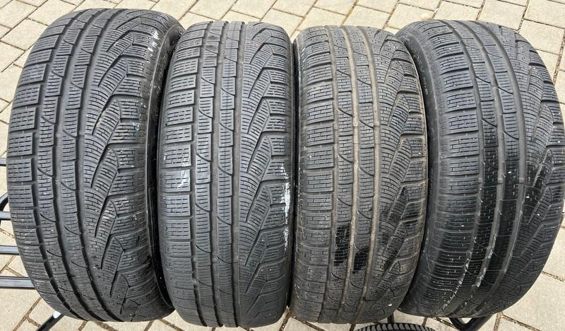4 x 225/45R18 95V Winterreifen Pirelli Sottozero 2 Runflat 2x 6-6,5mm und 2x 5,5-6mm 2018