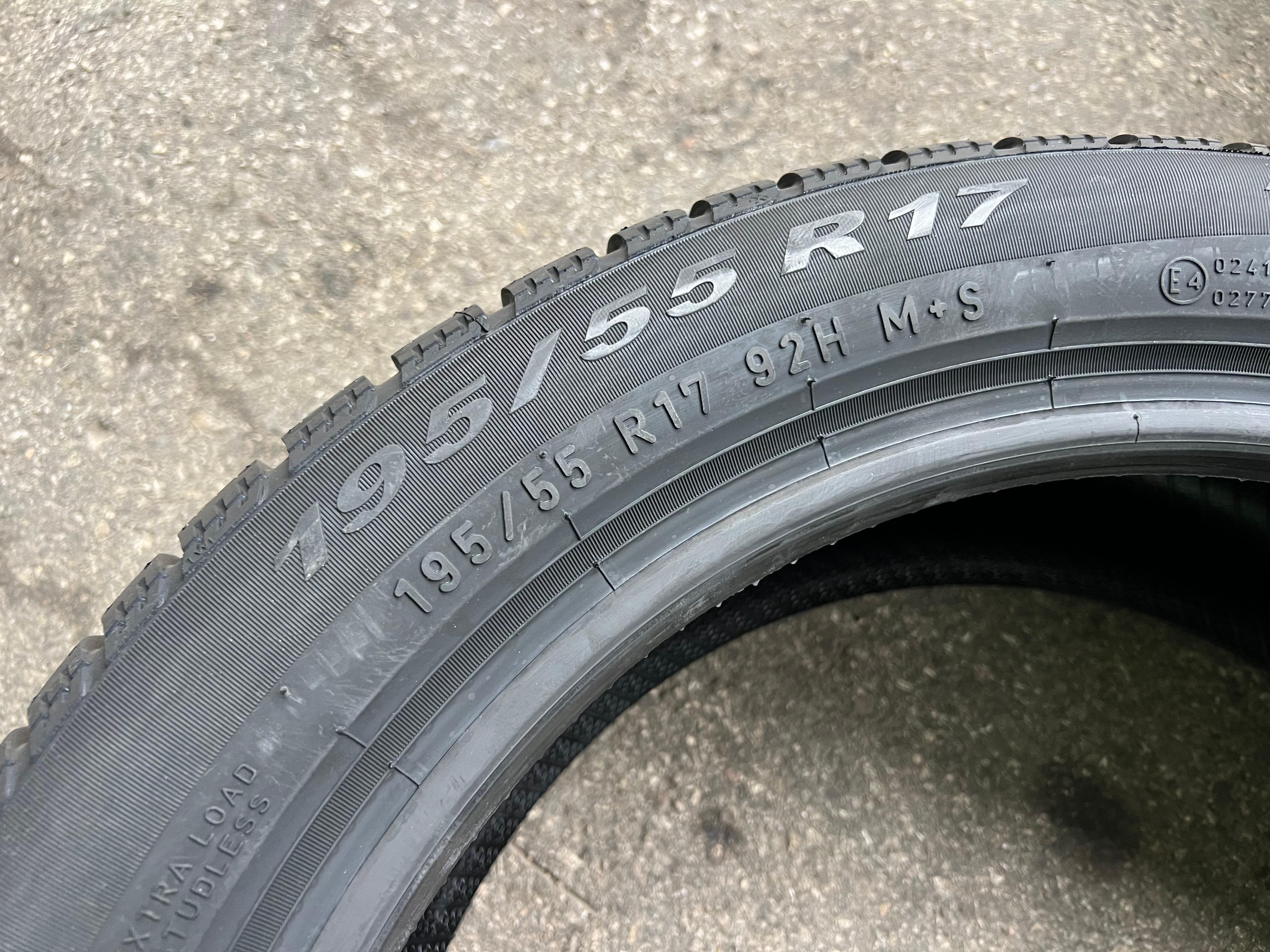 4 x 195/55R17 92H winterbanden Pirelli Snow Control 3 2022 NIEUW Gratis levering