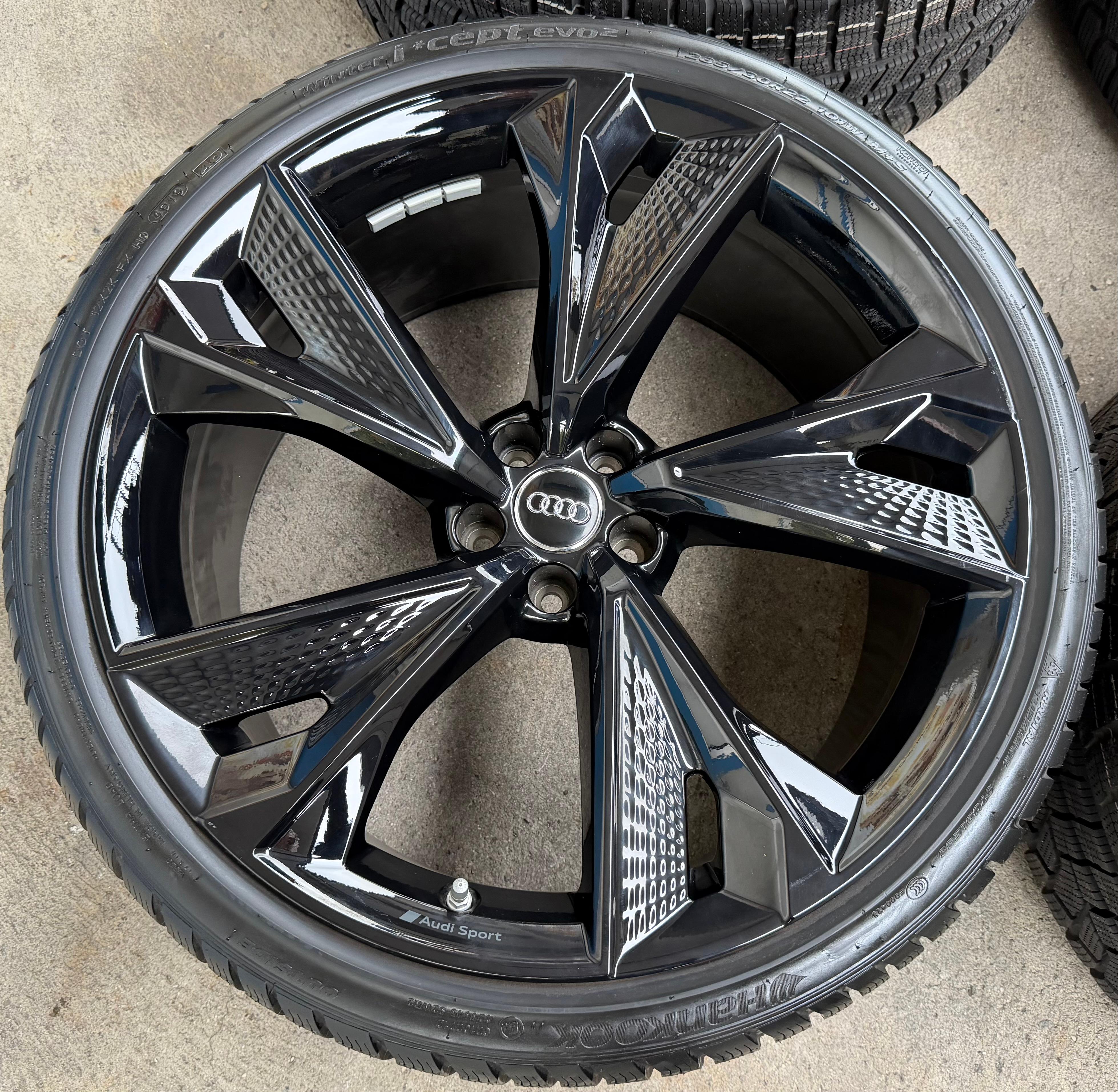 4 Original 22" Alu Winterräder Audi RS6 4K RS7 4K0601025BC 285/30R22 101W HANKOOK