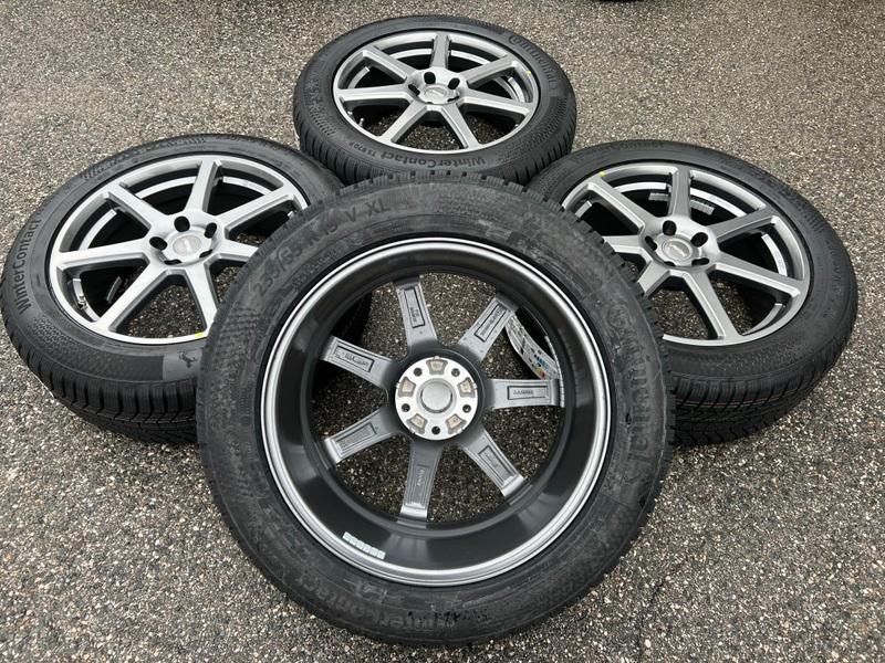 4 ROUES D'HIVER ALU 19" AUDI Q4 FZ SKODA ENYAQ NY VW ID.4 ID4 E2 CONTINENTAL 2022