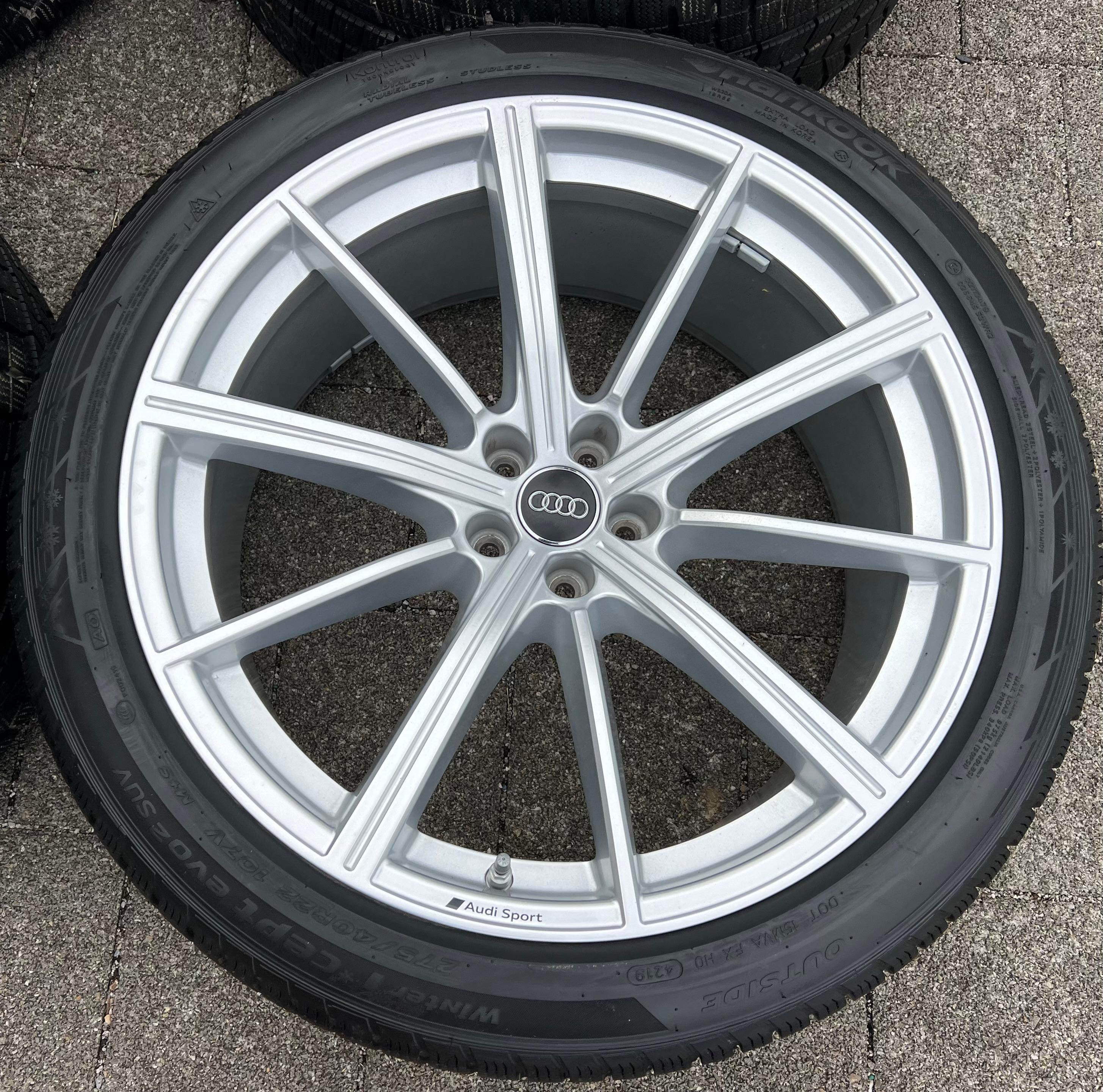 4 RUEDAS DE INVIERNO ORIGINALES DE ALEACIÓN DE 22" PARA AUDI RSQ8 Q8 4M 4M8601025AM 275/40R22 107V RDKS