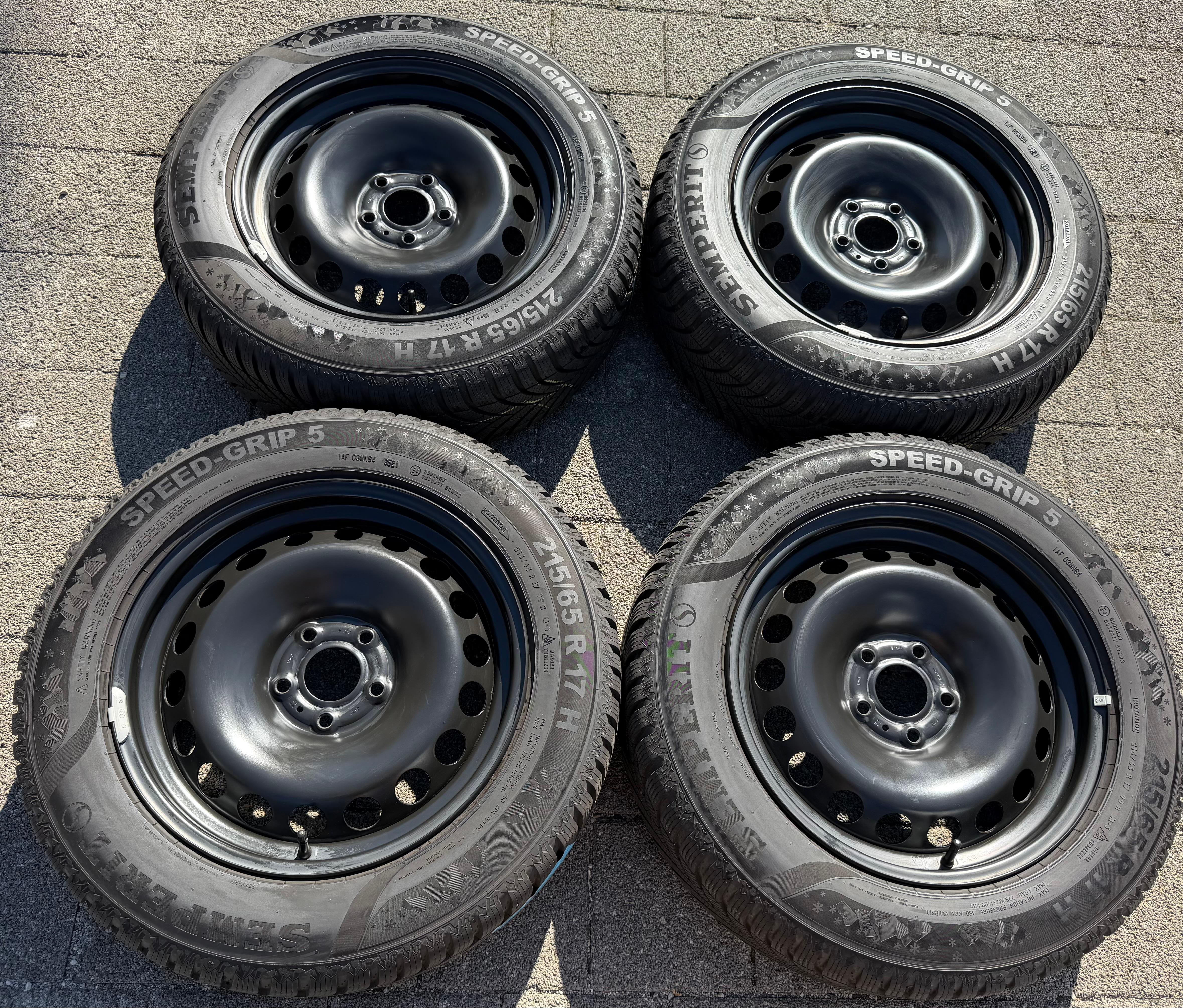 4 Winterräder Nissan Qashqai III J12 Renault Austral 215/65R17 99H RDKS Semperit