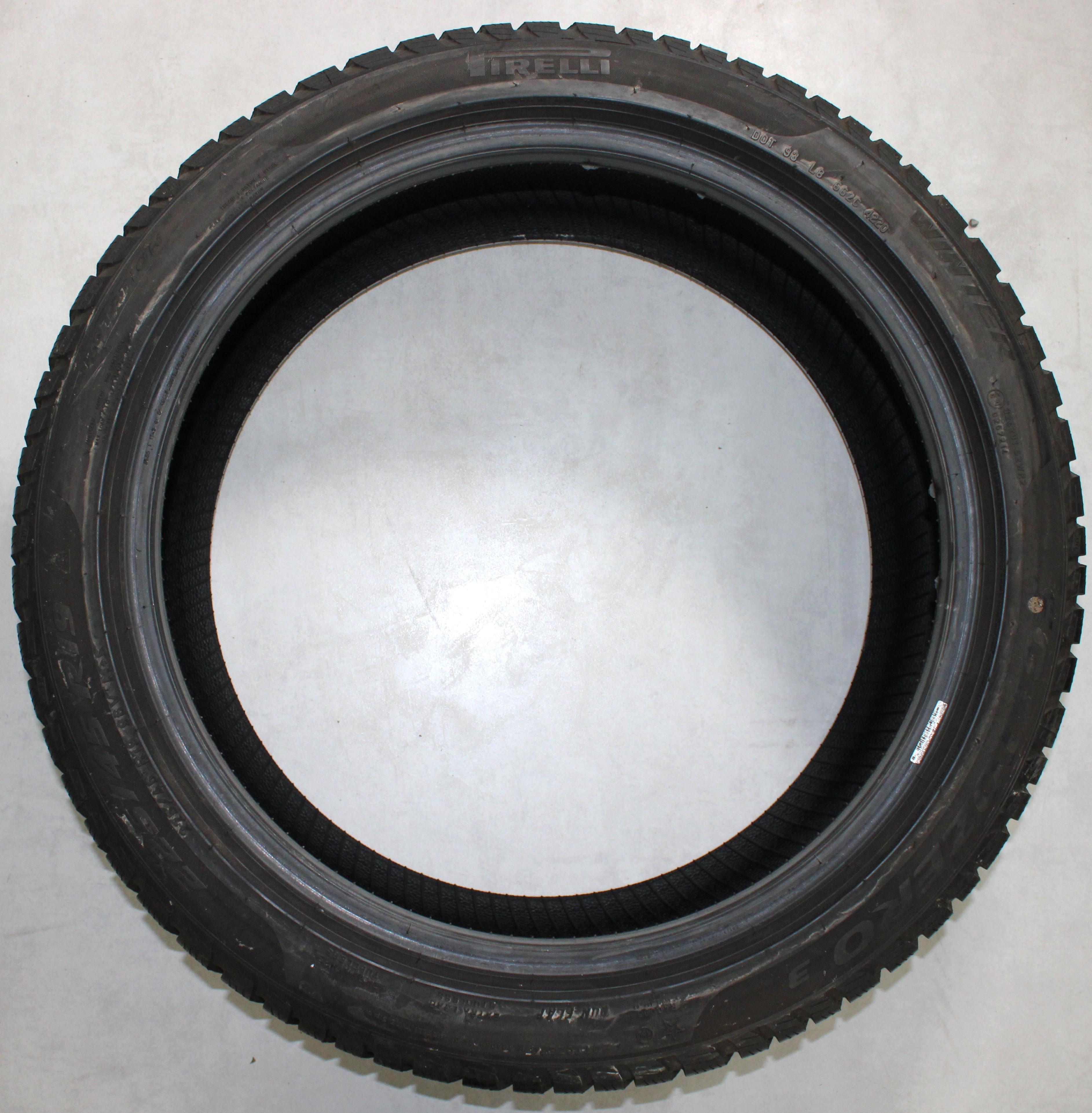 4 x 225/45R19 96V winterbanden Pirelli Sottozero 3 Runflat 6-6,5mm 1x2019/3x2020 *
