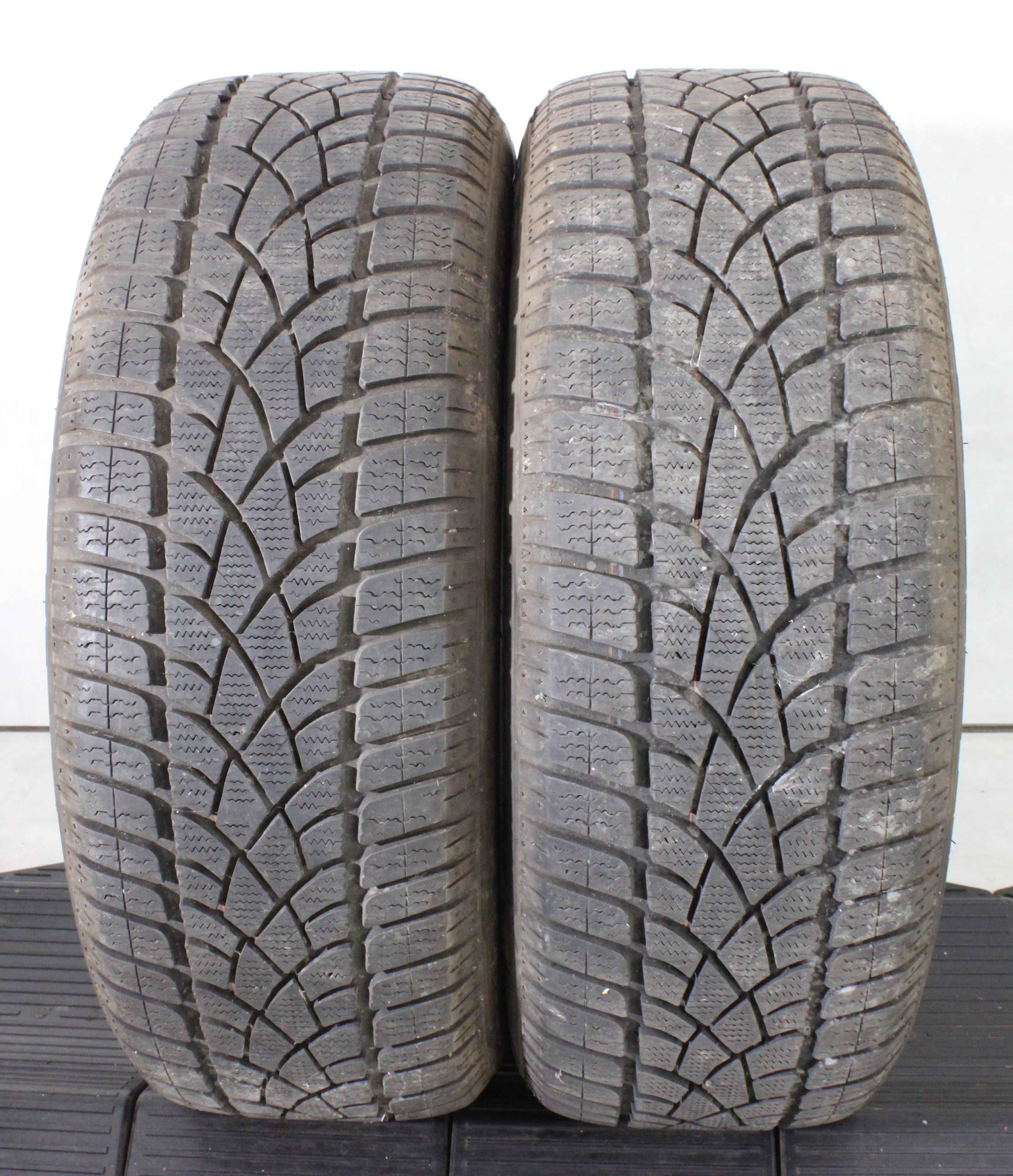 2 x 205/55R16 91H Winterreifen Dunlop SP Winter Sport 3D DSST MOE  Runflat 6,5-7mm 2016