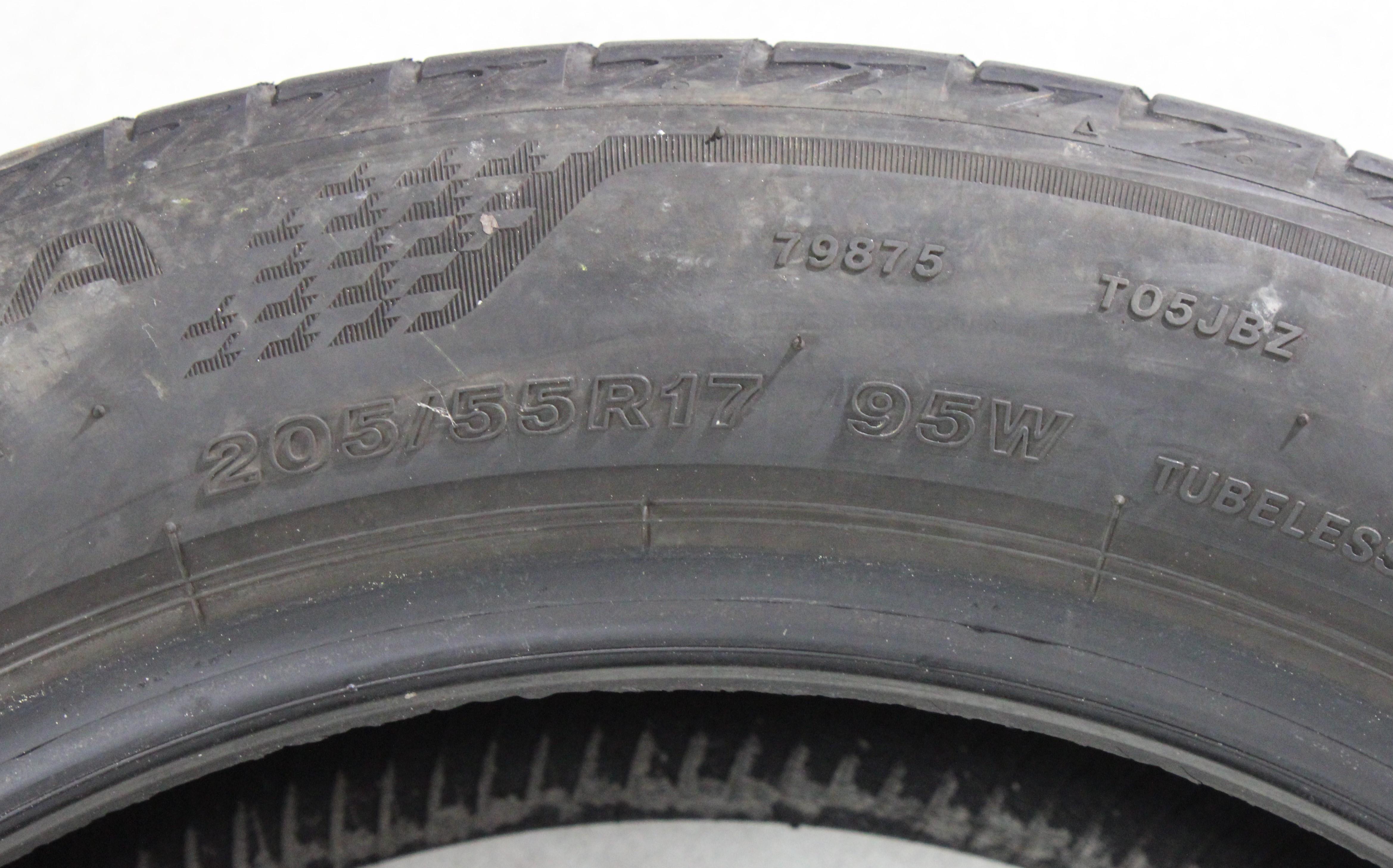 1 x 205/55R17 95W Sommerreifen Bridgestone Turanza T005 * 5mm 2019