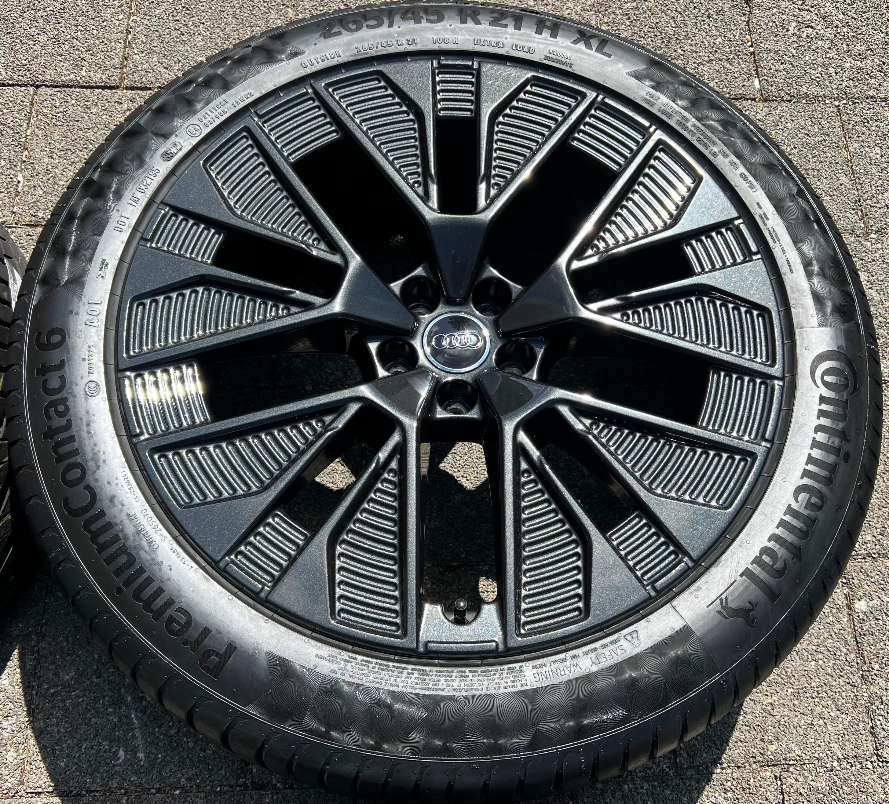 4 ORIGINAL 21" ALU SOMMERRÄDER AUDI E-TRON Q8 GEN 4KE601025AE 265/45R21 108H FREIHAUS