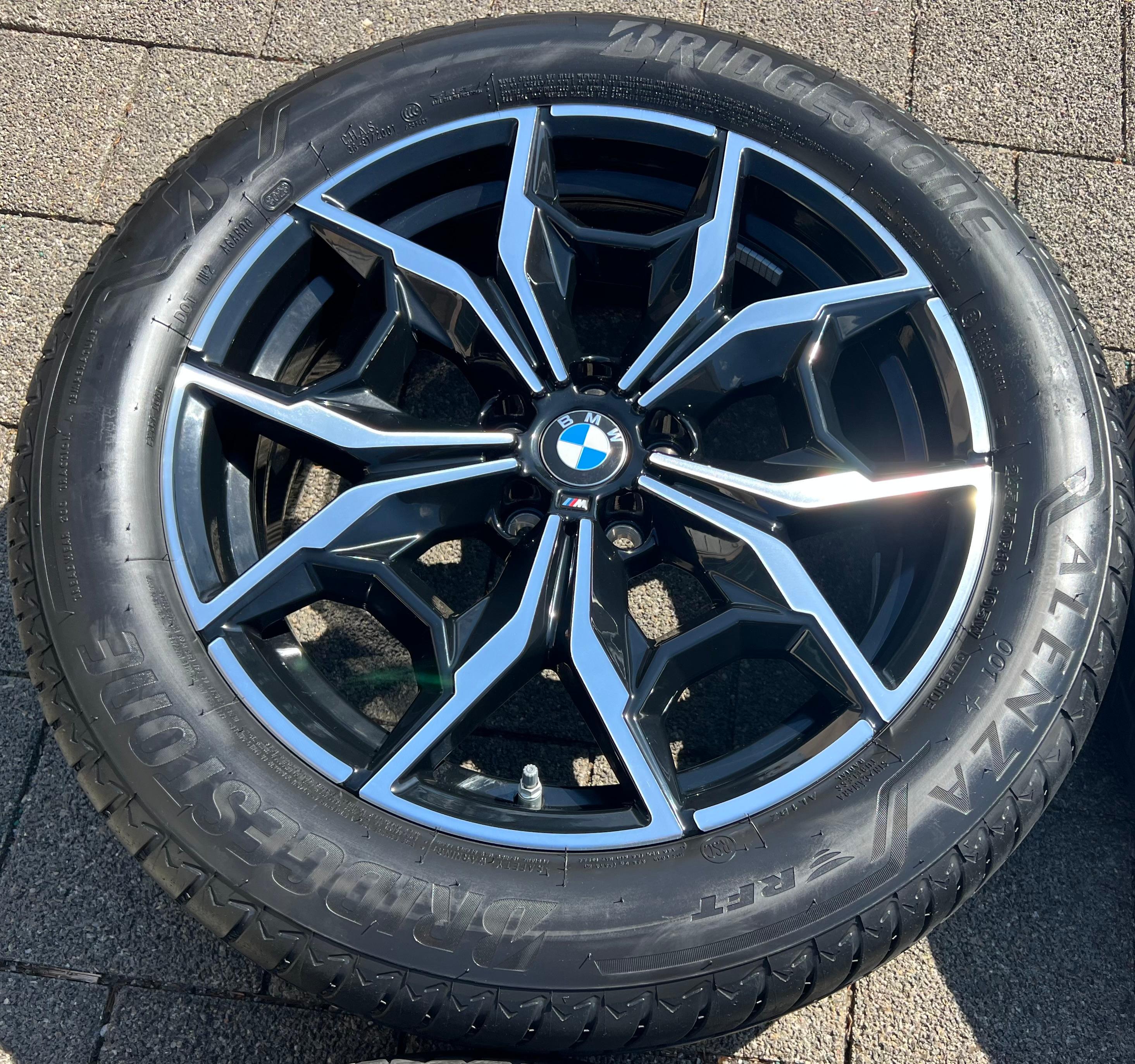 4 ORIGINELE 19" ALUMINIUM ZOMERWIELEN BMW X3 G01 X4 G02 STYLING M887 BRIDGESTONE 2023 RDKS GRATIS LEVERING